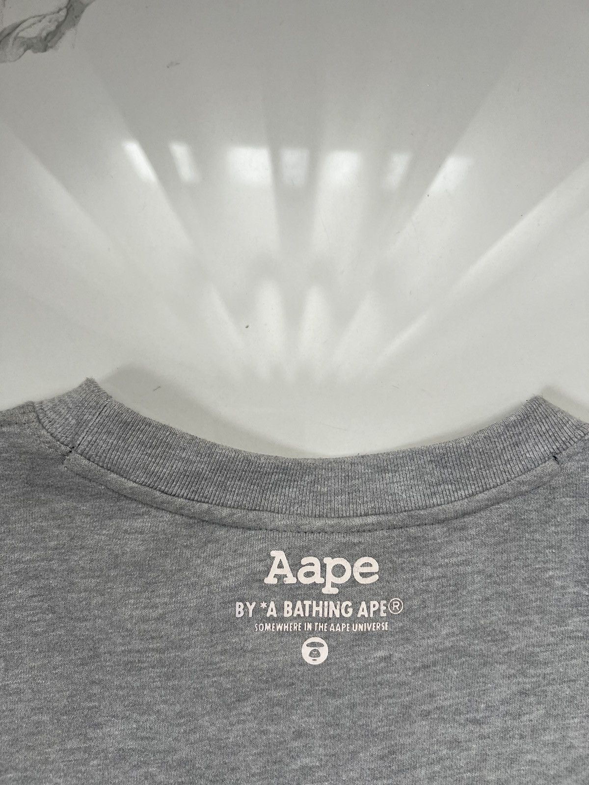Aape × Vintage AAPE NOW BY BATHING APE RETRO Y2K CREWNECK BIG LOGO LAMPAS Size US XL / EU 56 / 4 - 7 Thumbnail