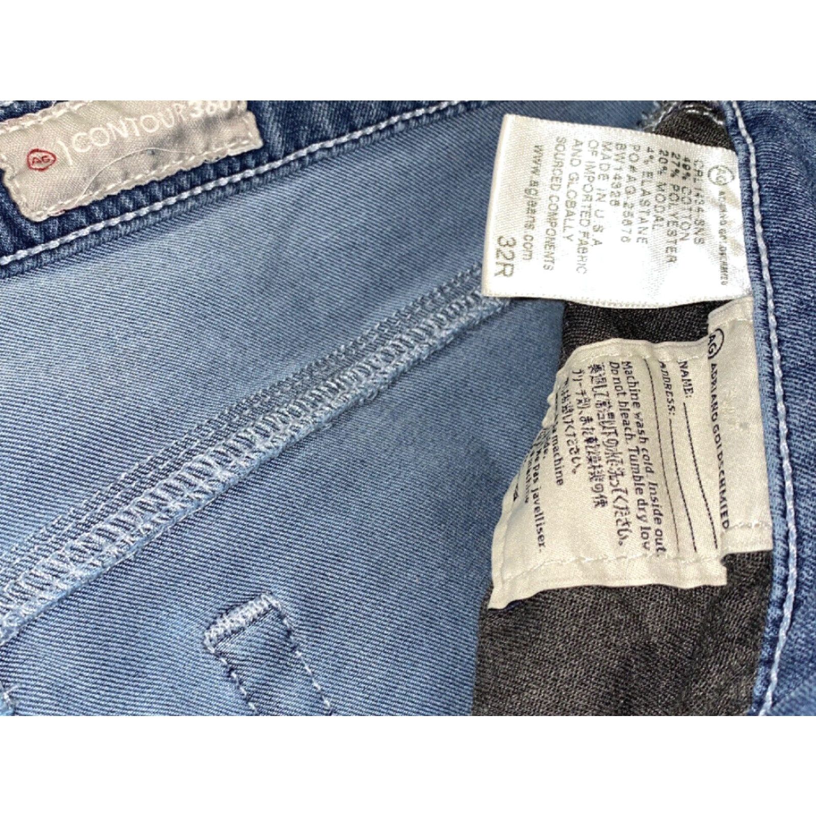 Vintage VINTAGE No | Adriano Goldschmied | Jeans | Men | 34 In | Blue | The Prima Mid Rise Cigarette Jeans | 90s? (not vintage) | Mens Size US 34 / EU 50 - 7 Thumbnail