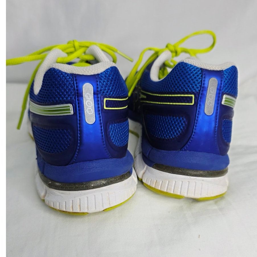 Asics Asics Blue Lime Running Shoes Men's Athletic Trainer Sneaker Size US 8.5 / EU 41-42 - 2 Thumbnail