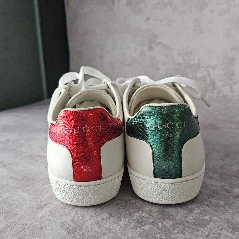 Gucci Gucci Ace Leather Pineapple Embroidery Sneakers Size US 5.5 / IT 35.5 - 3 Thumbnail