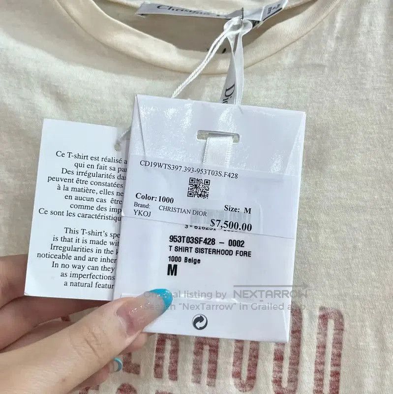 Dior Dior Yellow Cotton Graphic Women's T. Size M / US 6-8 / IT 42-44 - 5 Thumbnail