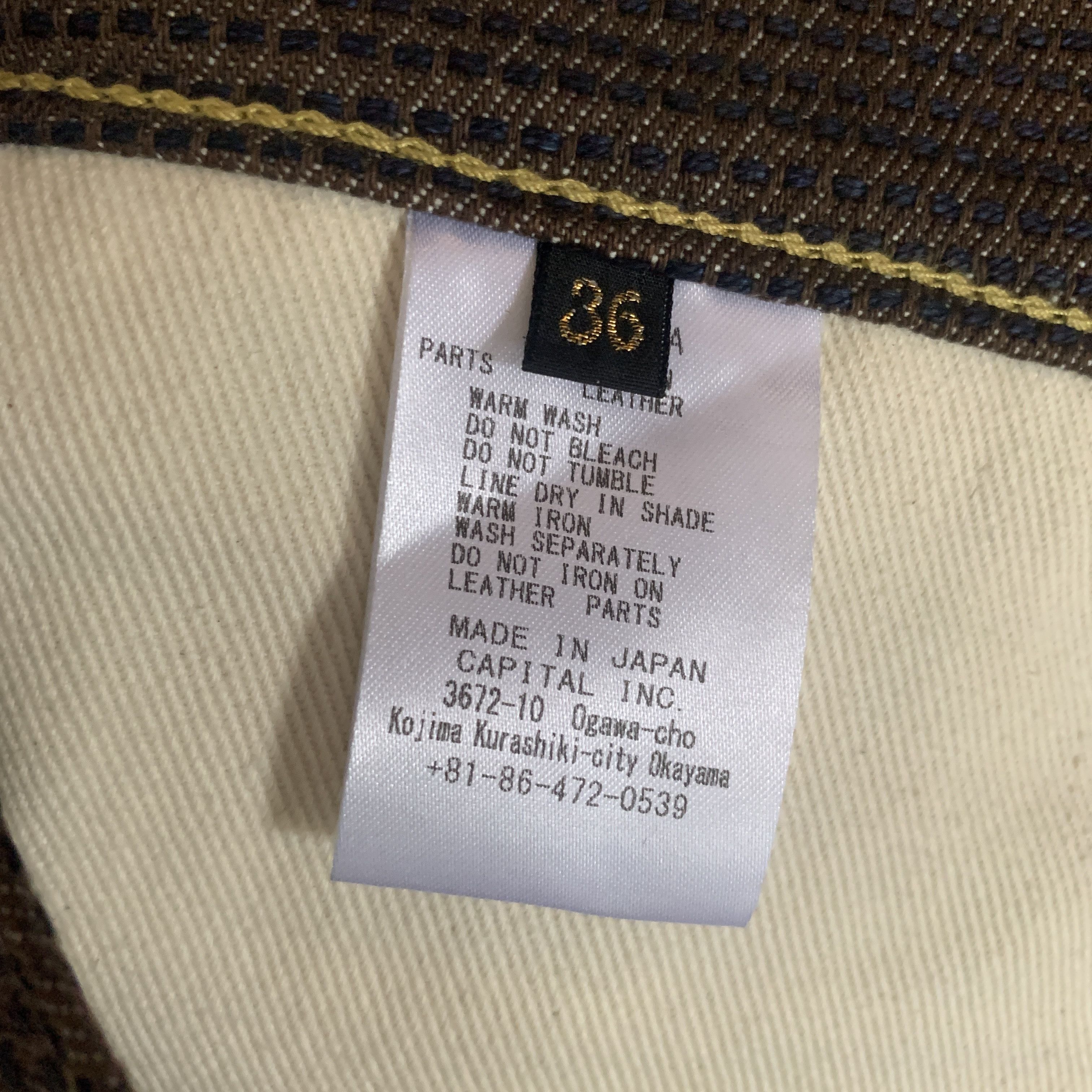 Kapital Kapital century denim monkey cisco 5p jeans Size US 36 / EU 52 - 11 Thumbnail