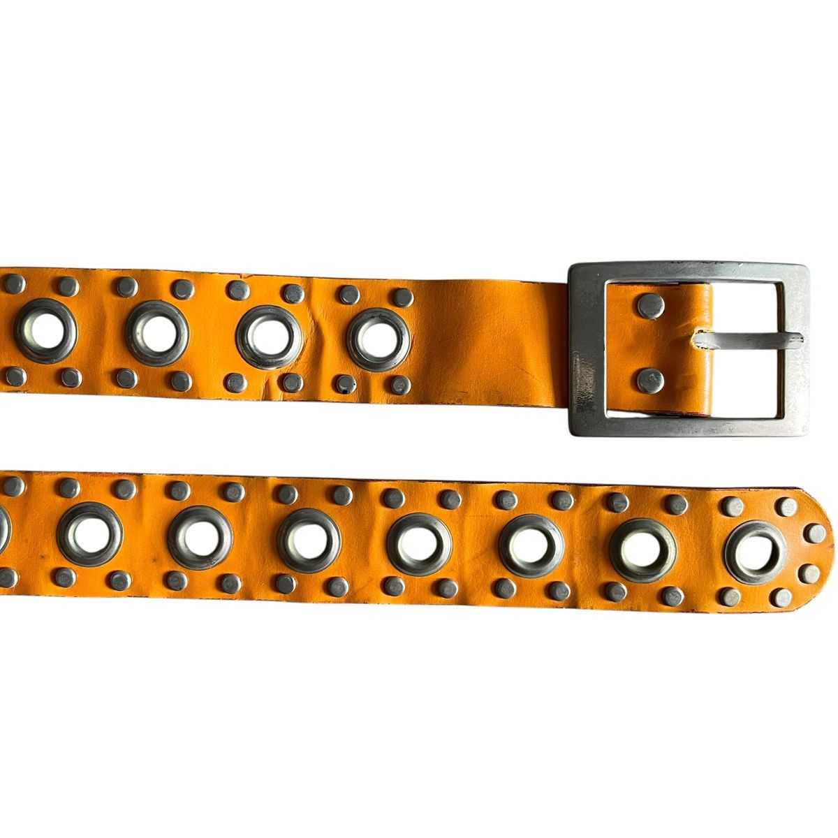 Hysteric Glamour 📢SENDOFFER📢 Japanese Y2K Full Metal Studded Belt Size 32 - 3 Thumbnail