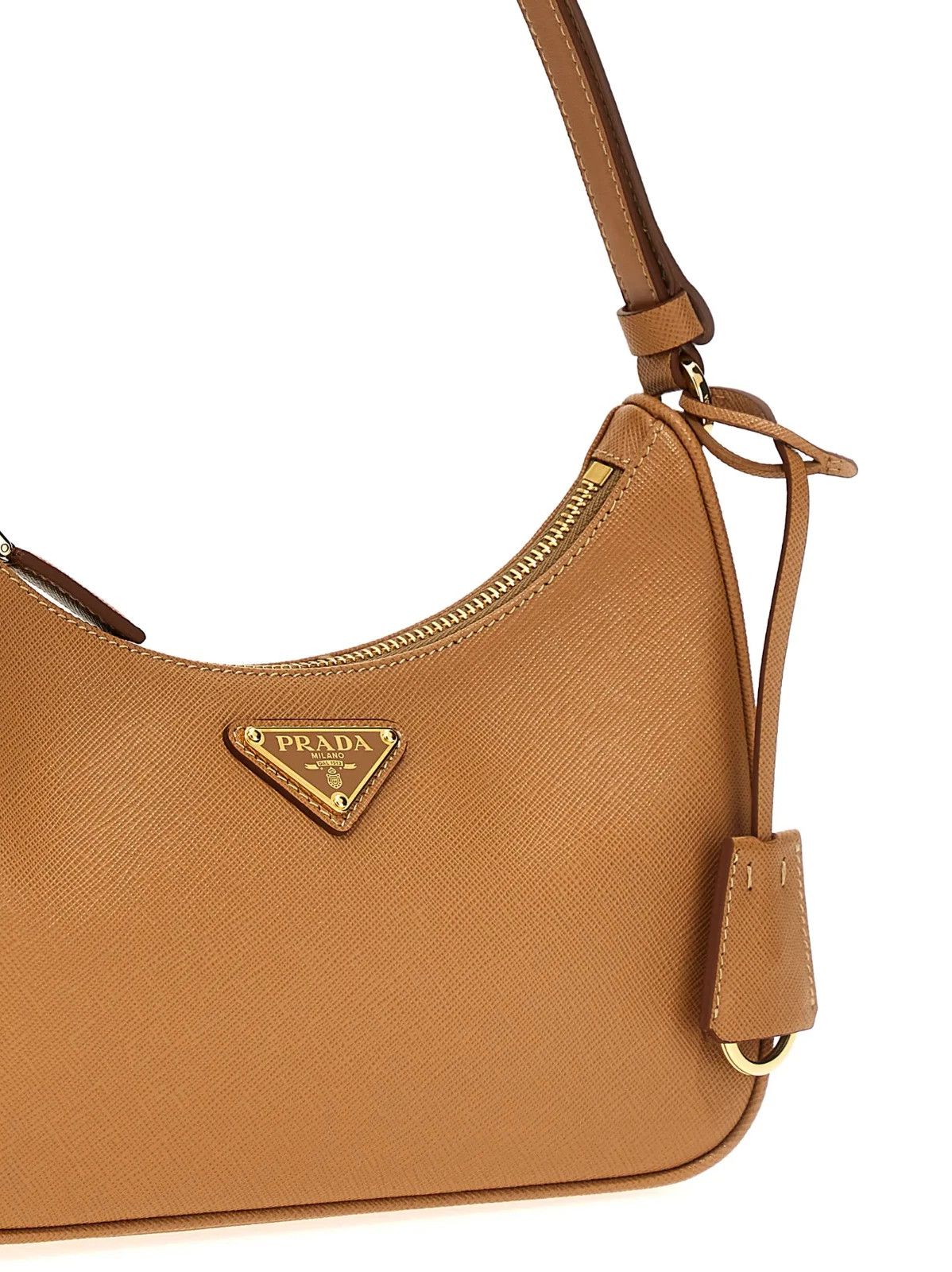 Prada PRADA Re-Edition Caramel Saffiano Mini Handbag New/Auth Size ONE SIZE - 3 Thumbnail