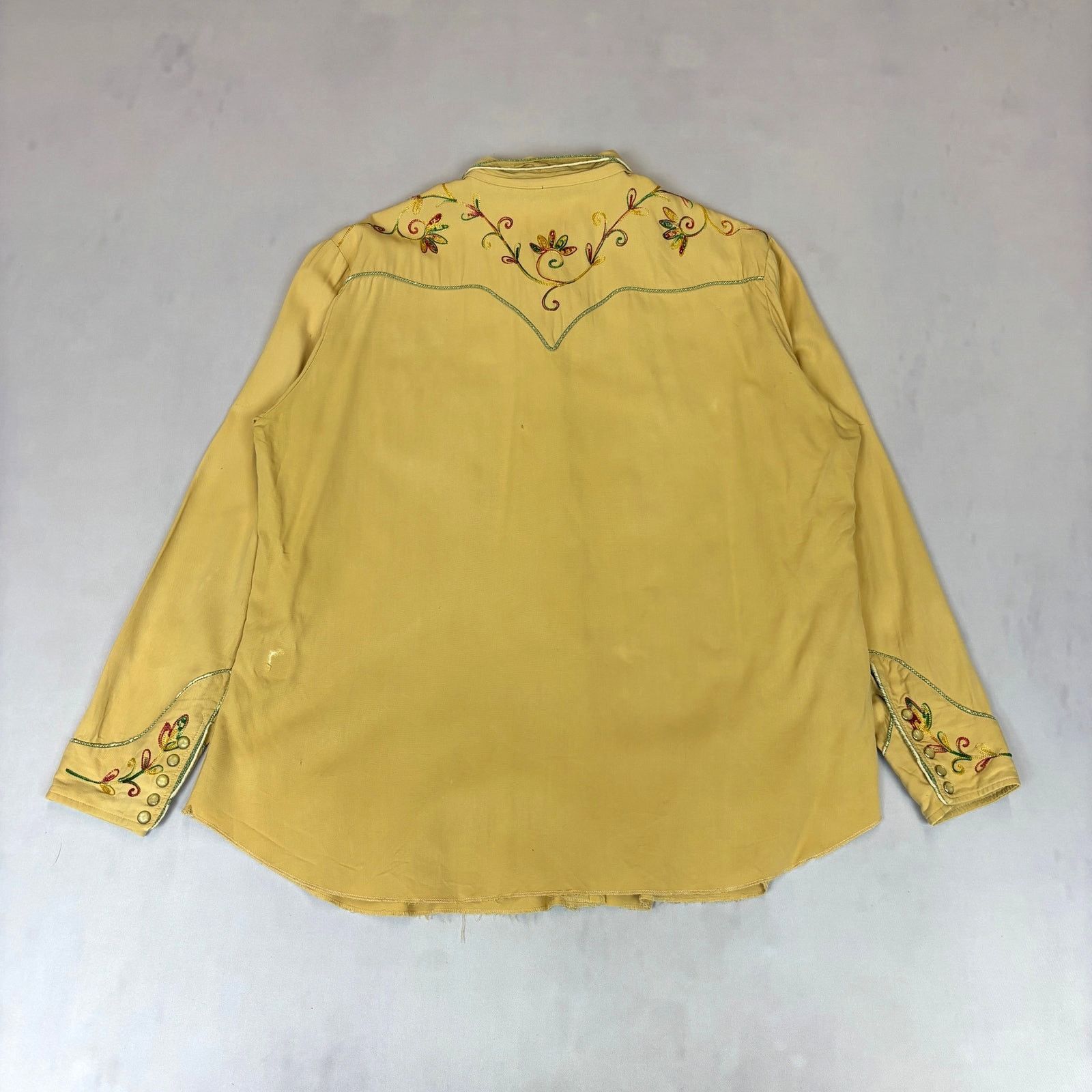 Vintage Vintage 40s California Ranchwear Gabardine Embroidered Size US XL / EU 56 / 4 - 3 Thumbnail