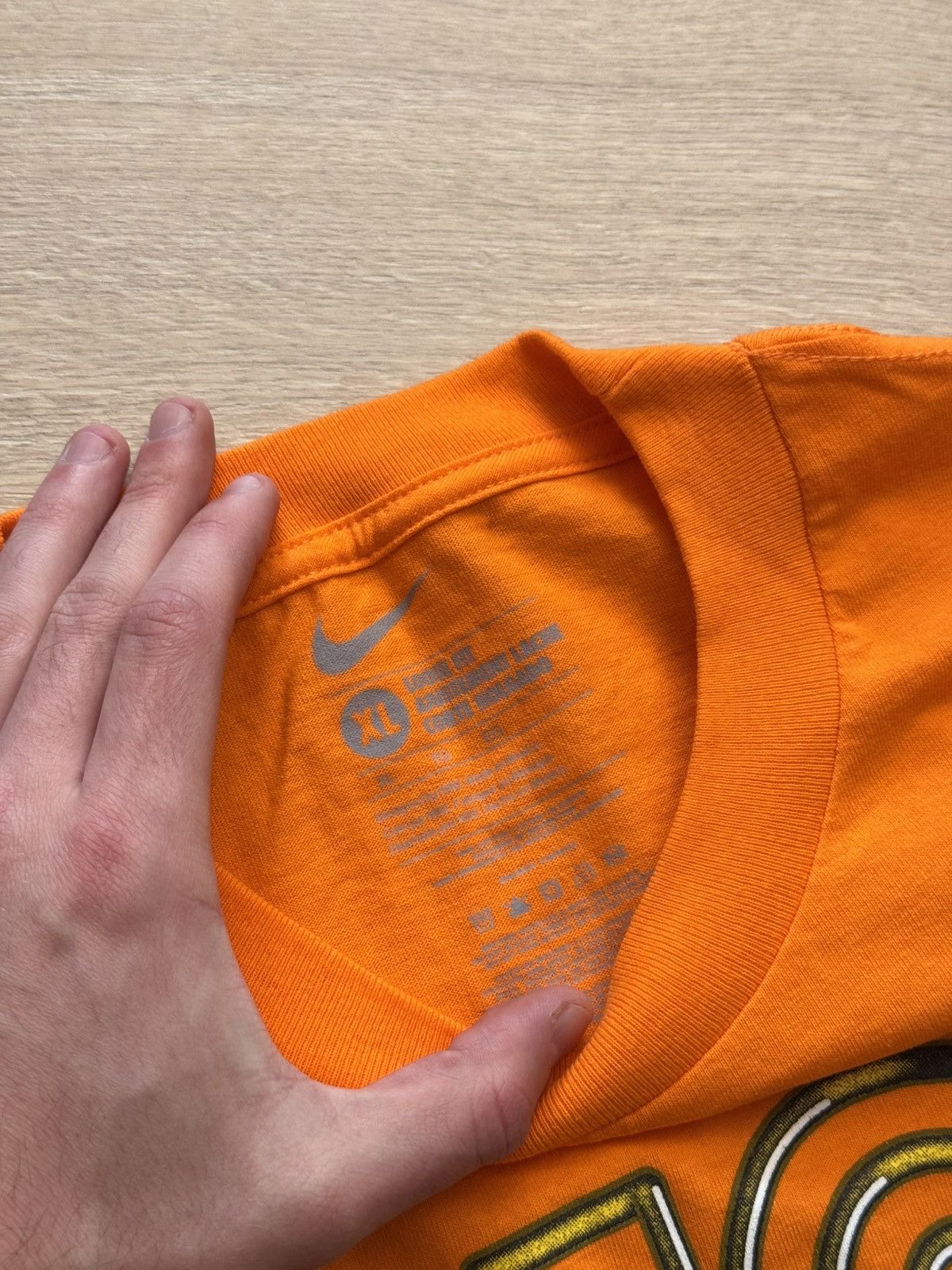 Vintage Vintage 00’s Nike Just Do It Orange Baggy T-Shirt Size US XL / EU 56 / 4 - 4 Thumbnail