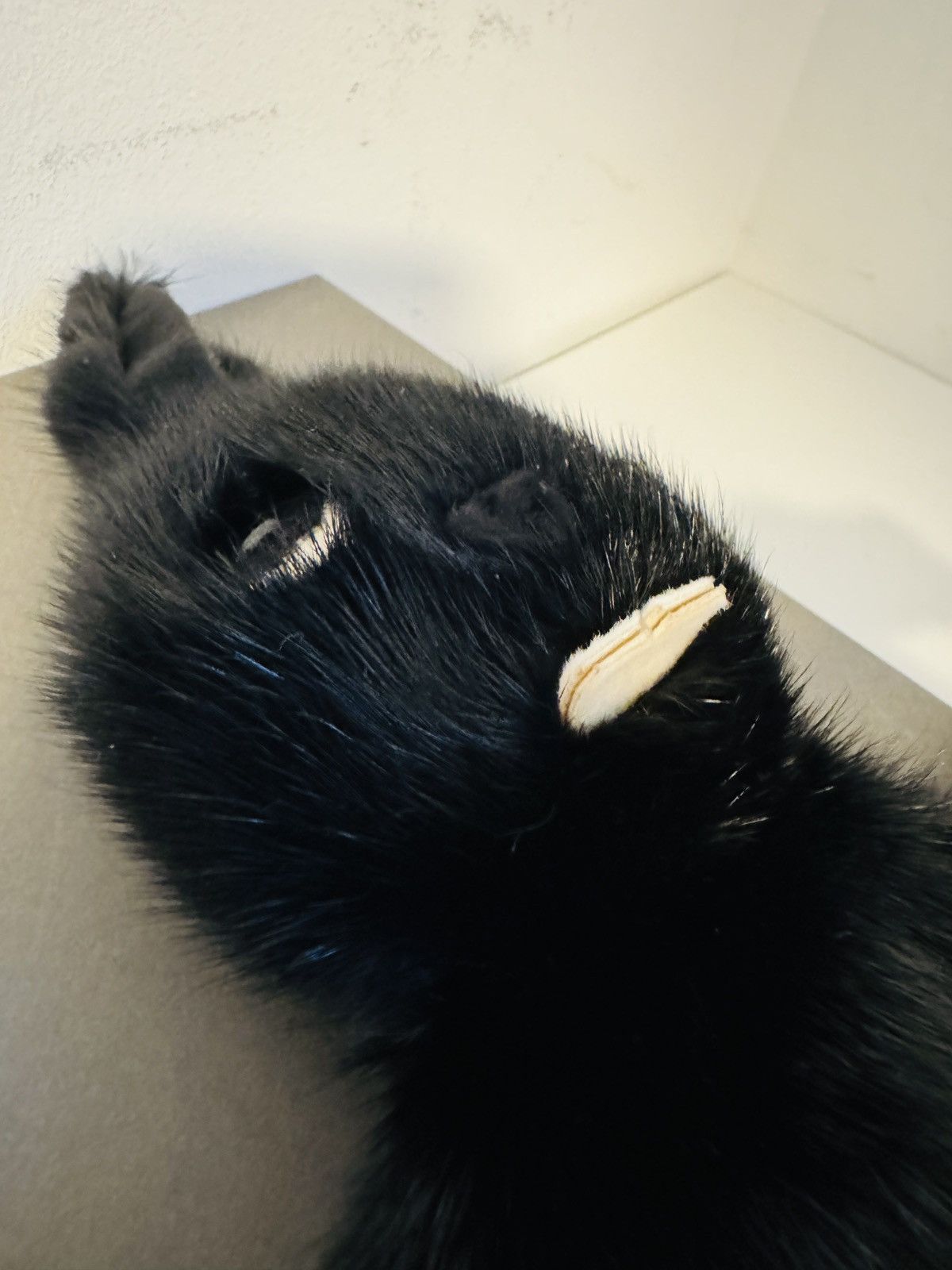 Rick Owens MINK | FAT BUNNY | BLACK Size ONE SIZE - 2 Thumbnail