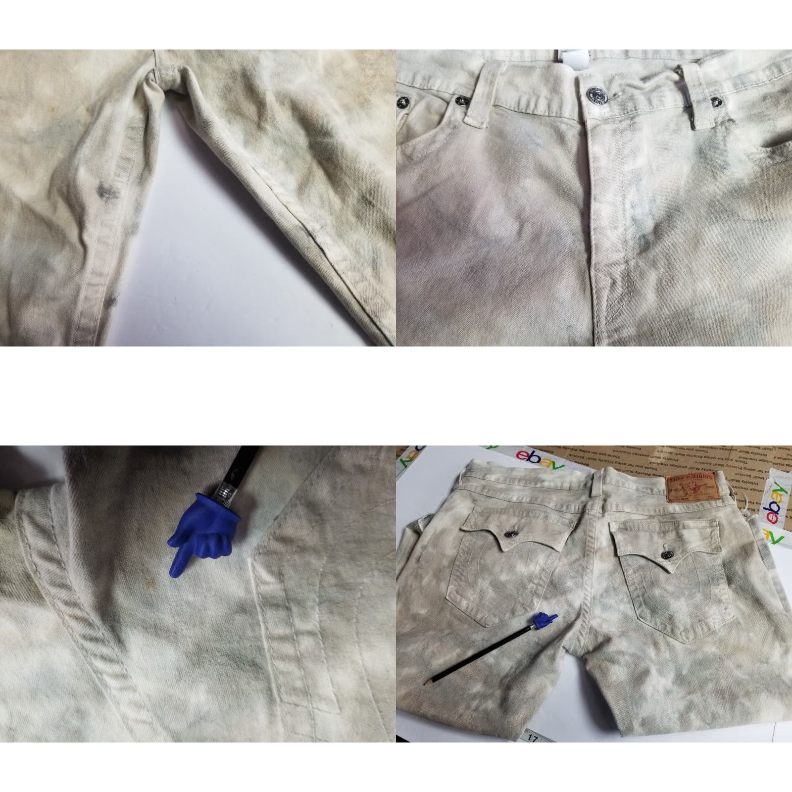 True Religion True Religion Jeans Shorts Relaxed Straight Camo Denim 42 Men Multicolor Adjustable Pockets Durable Stretch Casual Size US 42 / EU 58 - 8 Thumbnail