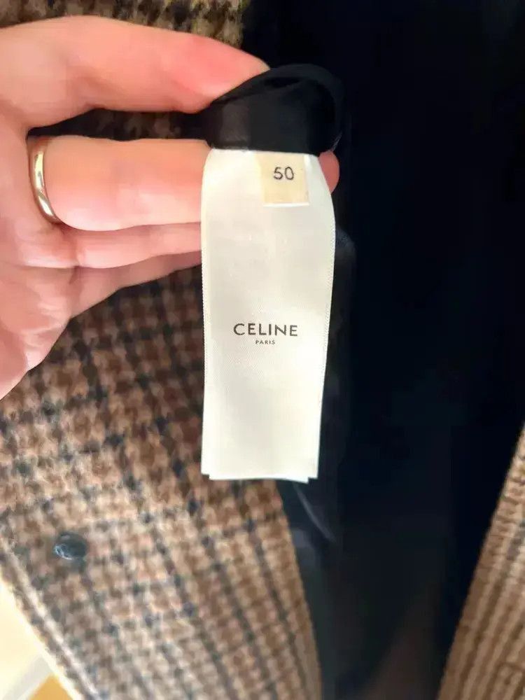 Celine Sz 50 Celine 19AW Runway Plaid Coat Size US M / EU 48-50 / 2 - 4 Thumbnail
