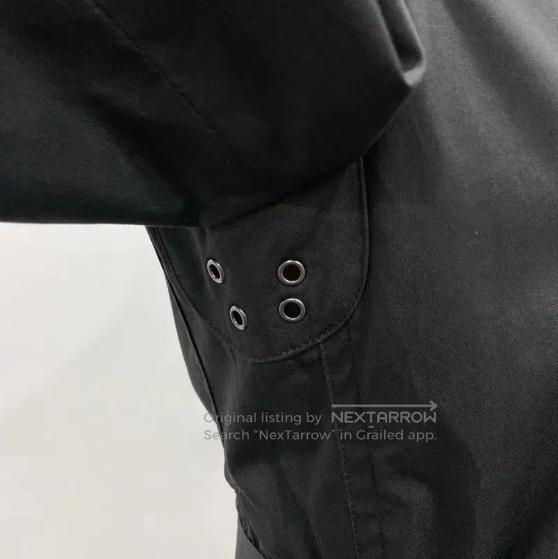 Burberry Burberry Black Cotton Long Trench Coat. Size S / US 4 / IT 40 - 9 Thumbnail