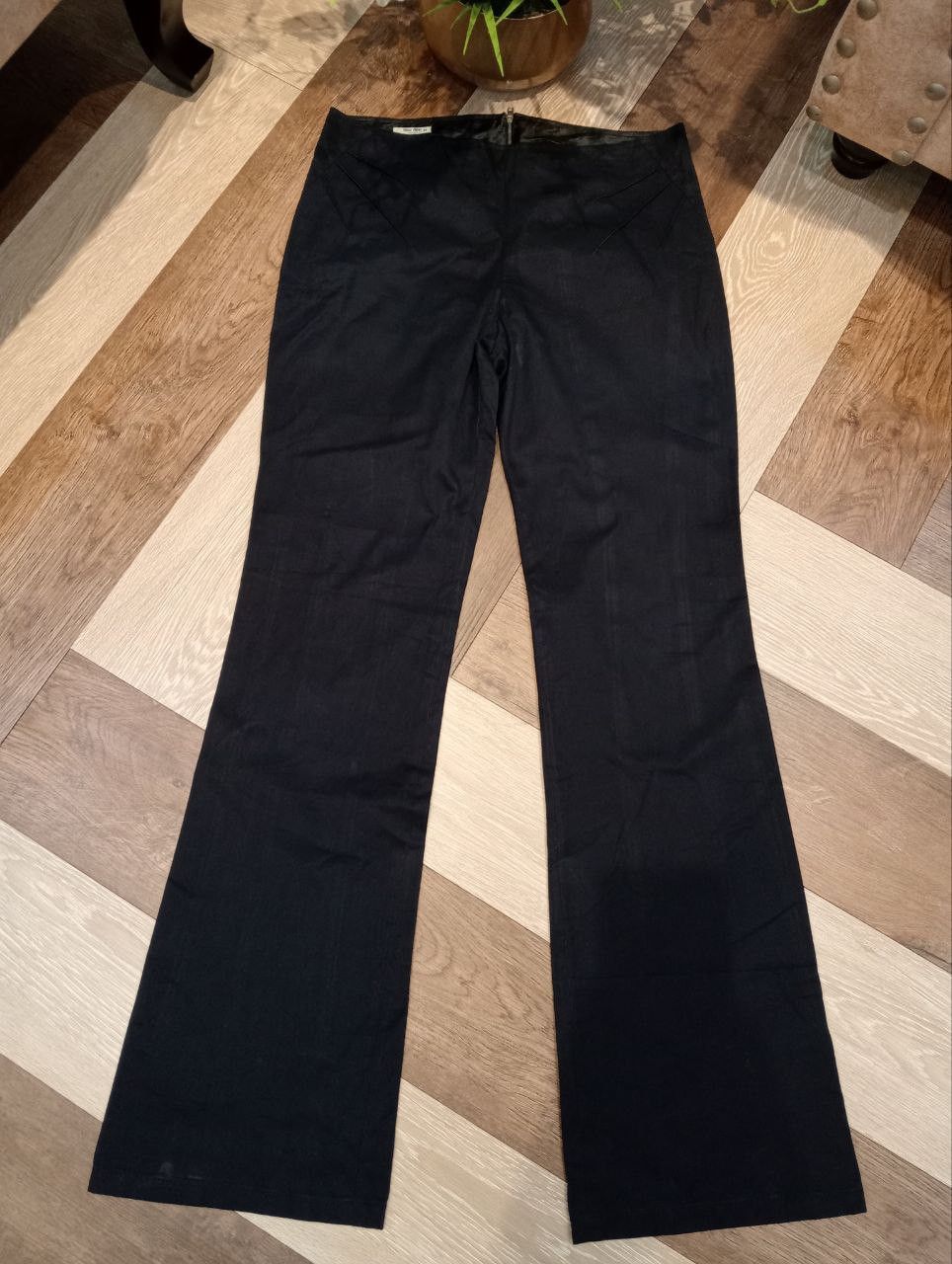Miu Miu LUXURY MIU MIU FLARED COTTON PANTS Size 27" / US 4 / IT 40 - 3 Thumbnail