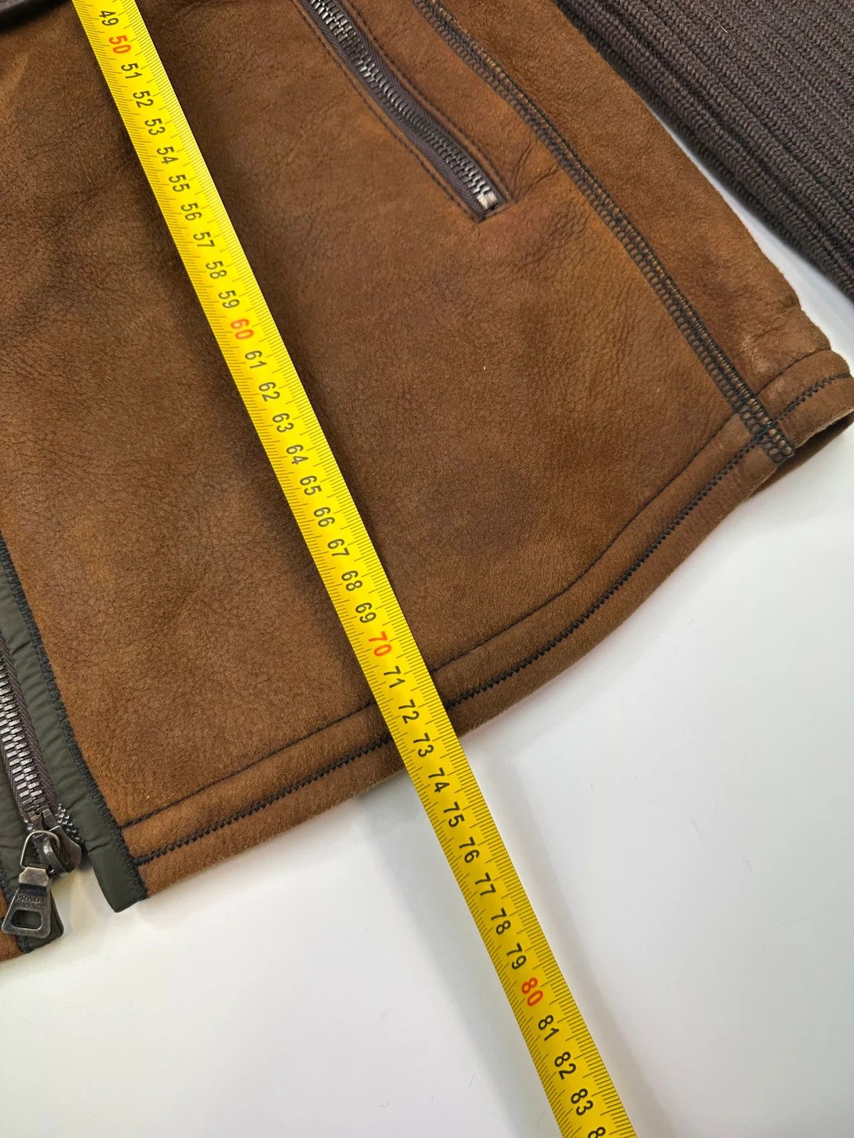 Prada Prada Sport FW01-05 Brown Leather & Wool Belted Coat Size L / US 10 / IT 46 - 17 Thumbnail