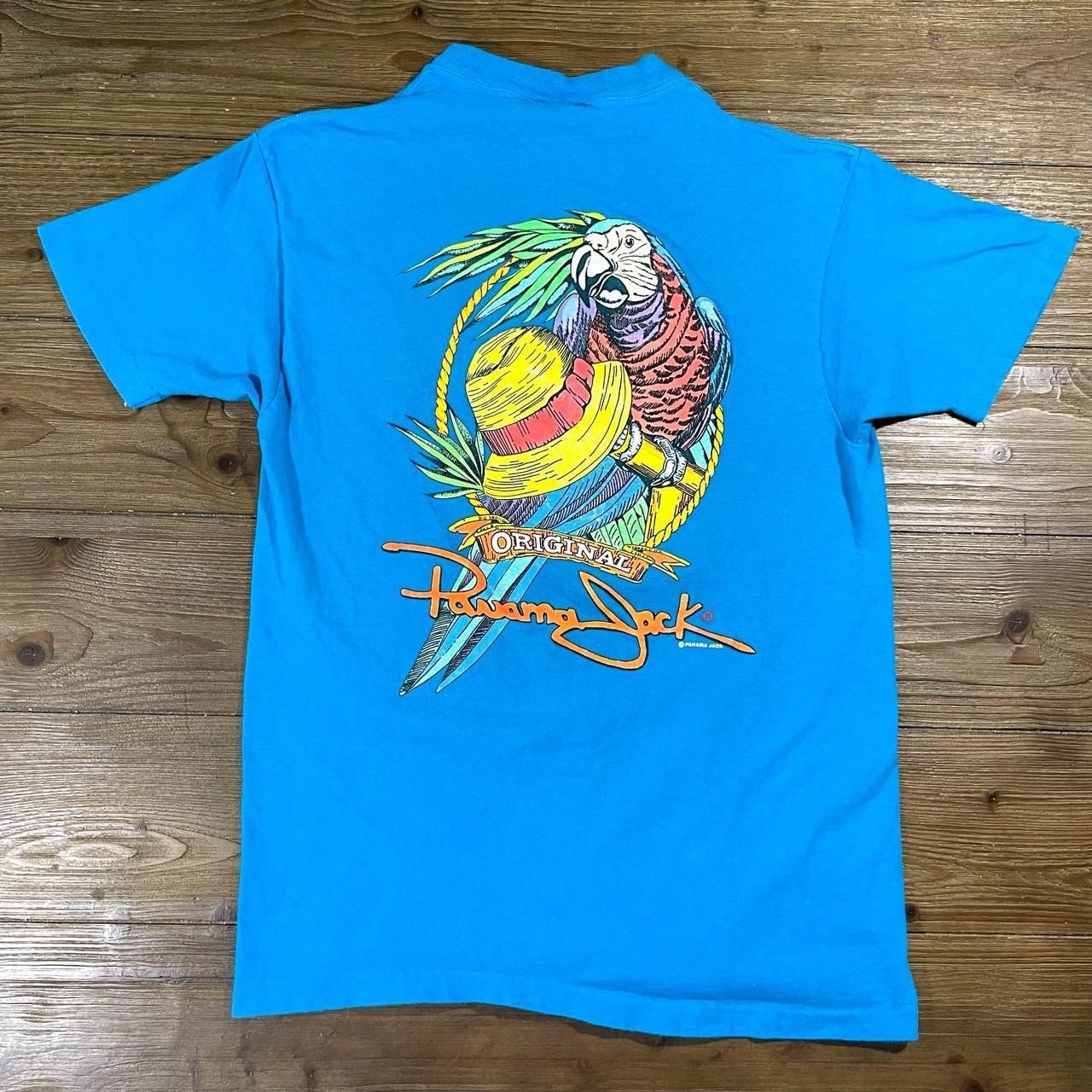 Panama Jack × Vintage Vintage 80’s Panama Jack Parrot T-Shirt Size US M / EU 48-50 / 2 - 1 Thumbnail