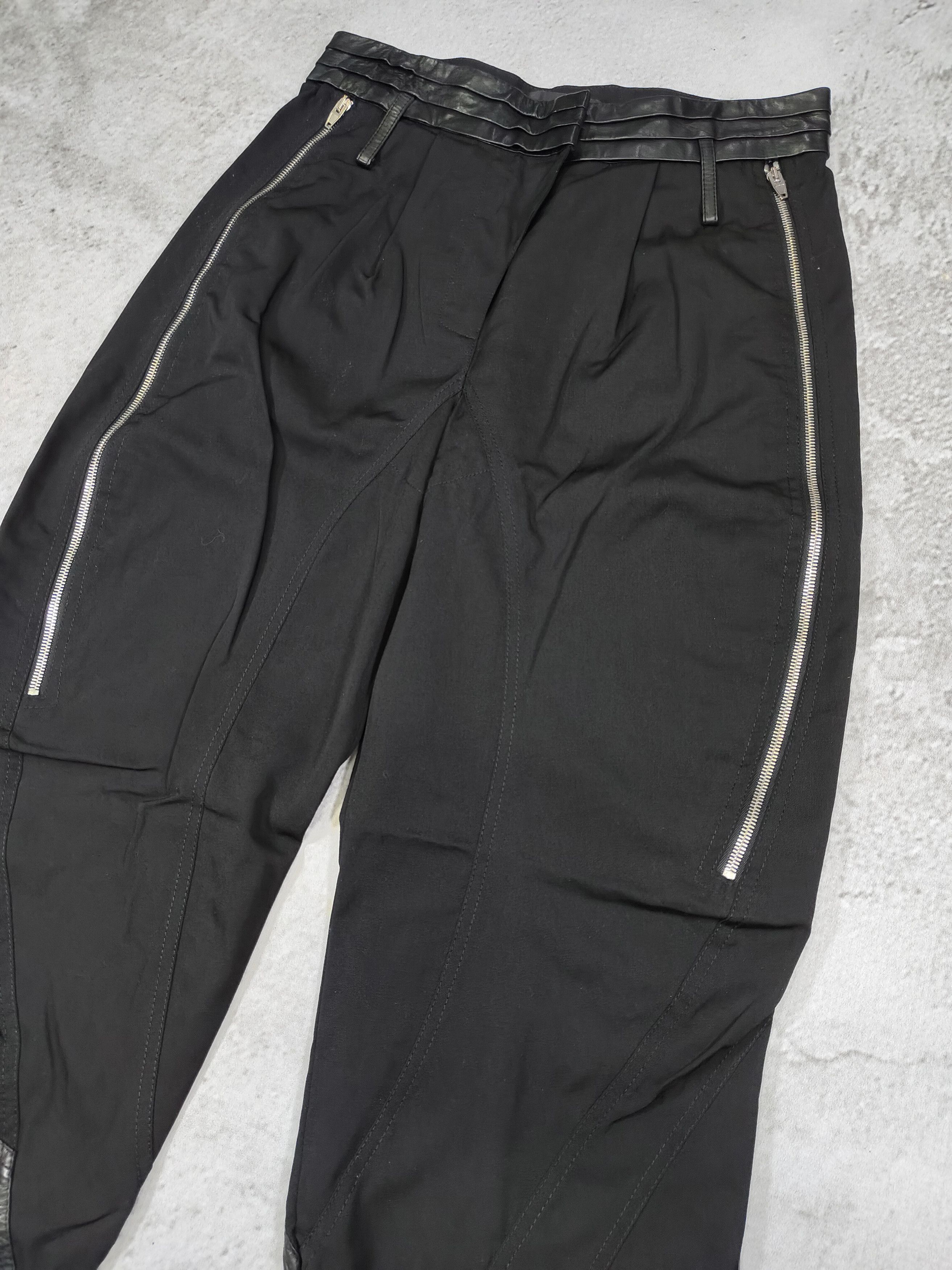 Alexander Wang Alexander Wang-Techwear Gothic Minimalist Zipper Panel Pants Size US 30 / EU 46 - 2 Thumbnail