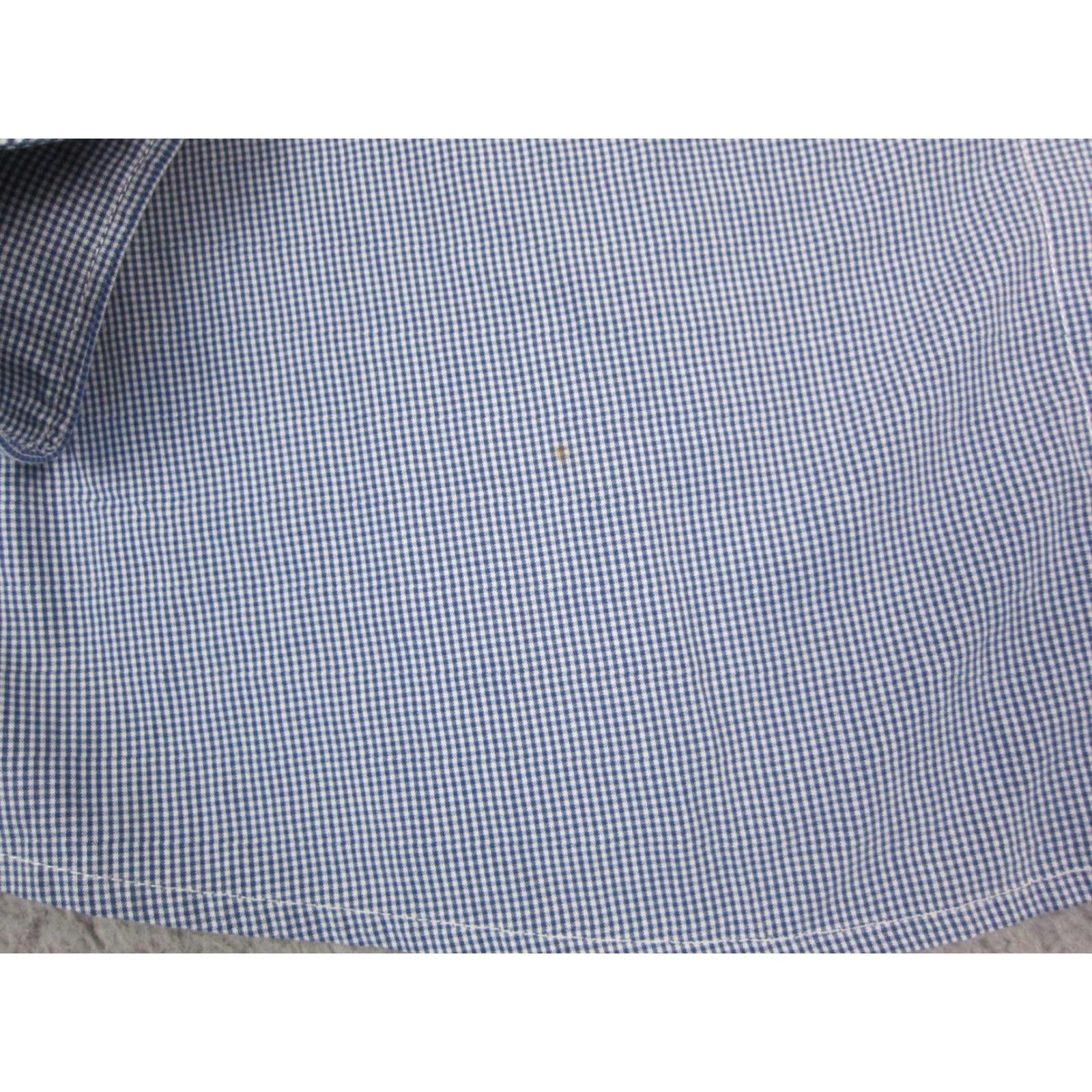 Abercrombie & Fitch VINTAGE Abercrombie & Fitch Shirt Womens Medium Blue Check Gingham Peter Pan Size M / US 6-8 / IT 42-44 - 6 Thumbnail
