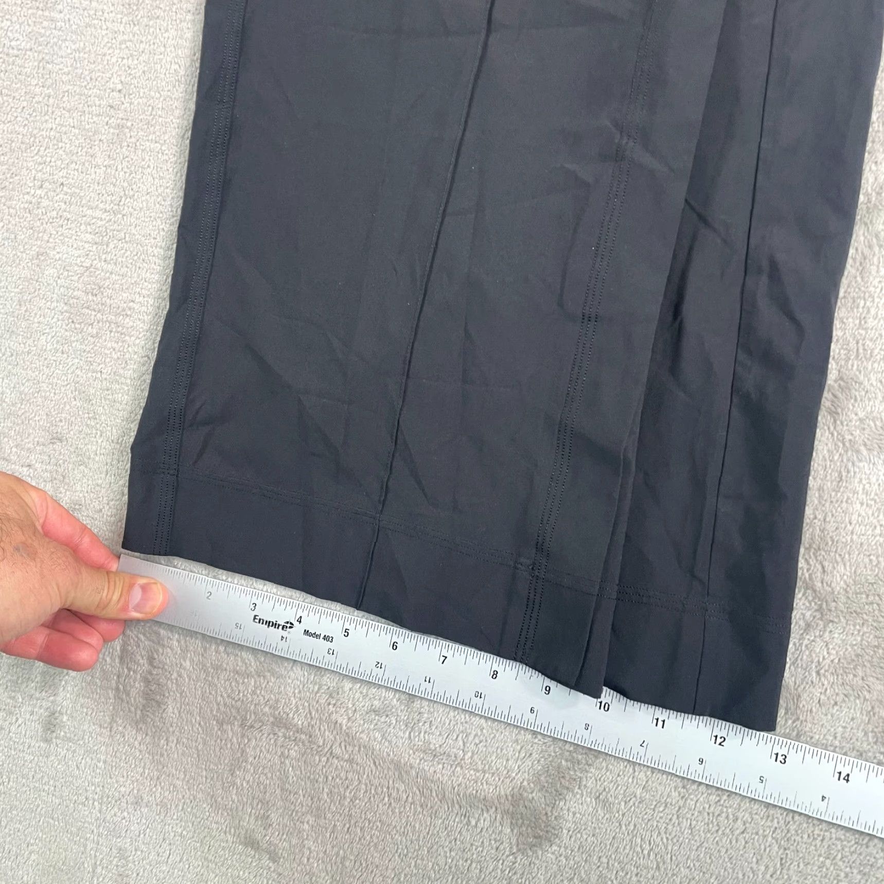 Lululemon Lululemon Wanderer Culotte Wide Leg Pants Women 6 Black Stretch Wicking Cropped Elastic Waist Pockets Quick Dry Size 28" / US 6 / IT 42 - 8 Thumbnail