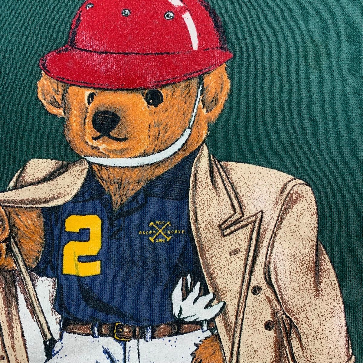 Polo Ralph Lauren Vintage 90s POLO BEAR Ralph Lauren Usa Hockey Kid Sweatshirt Size US S / EU 44-46 / 1 - 4 Thumbnail