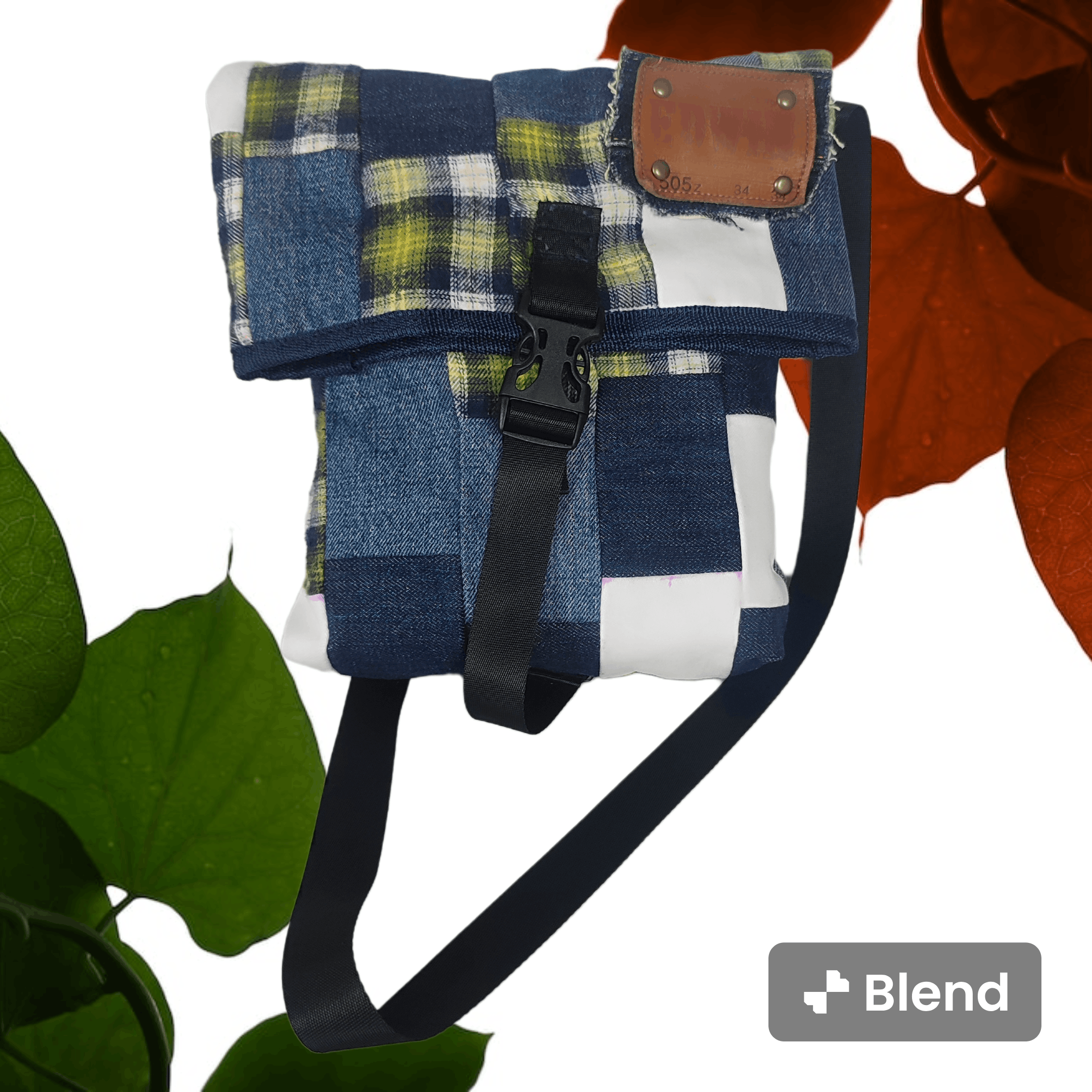 Edwin × Handmade Handmade patchwork denim bag remake old jeans Size ONE SIZE - 9 Thumbnail