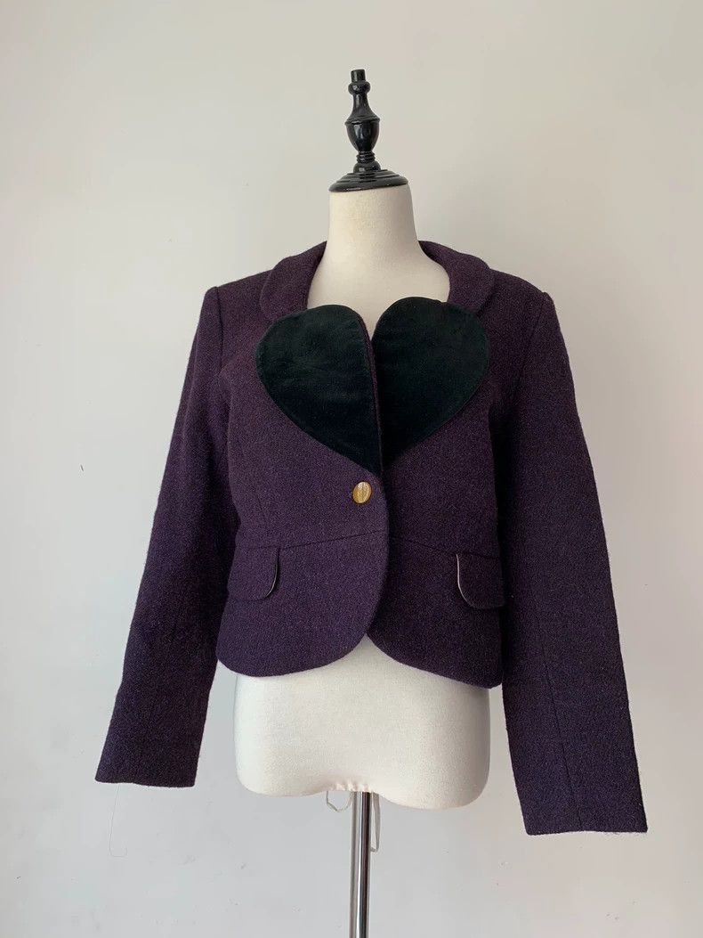 Vivienne Westwood Vivienne Westwood Purple and black love suit Size M / US 6-8 / IT 42-44 - 2 Thumbnail