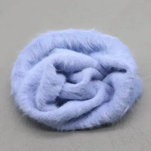 Handmade × Japanese Brand Fashion Fluffy Rabbit Fur Beanie Hat Size ONE SIZE - 4 Thumbnail