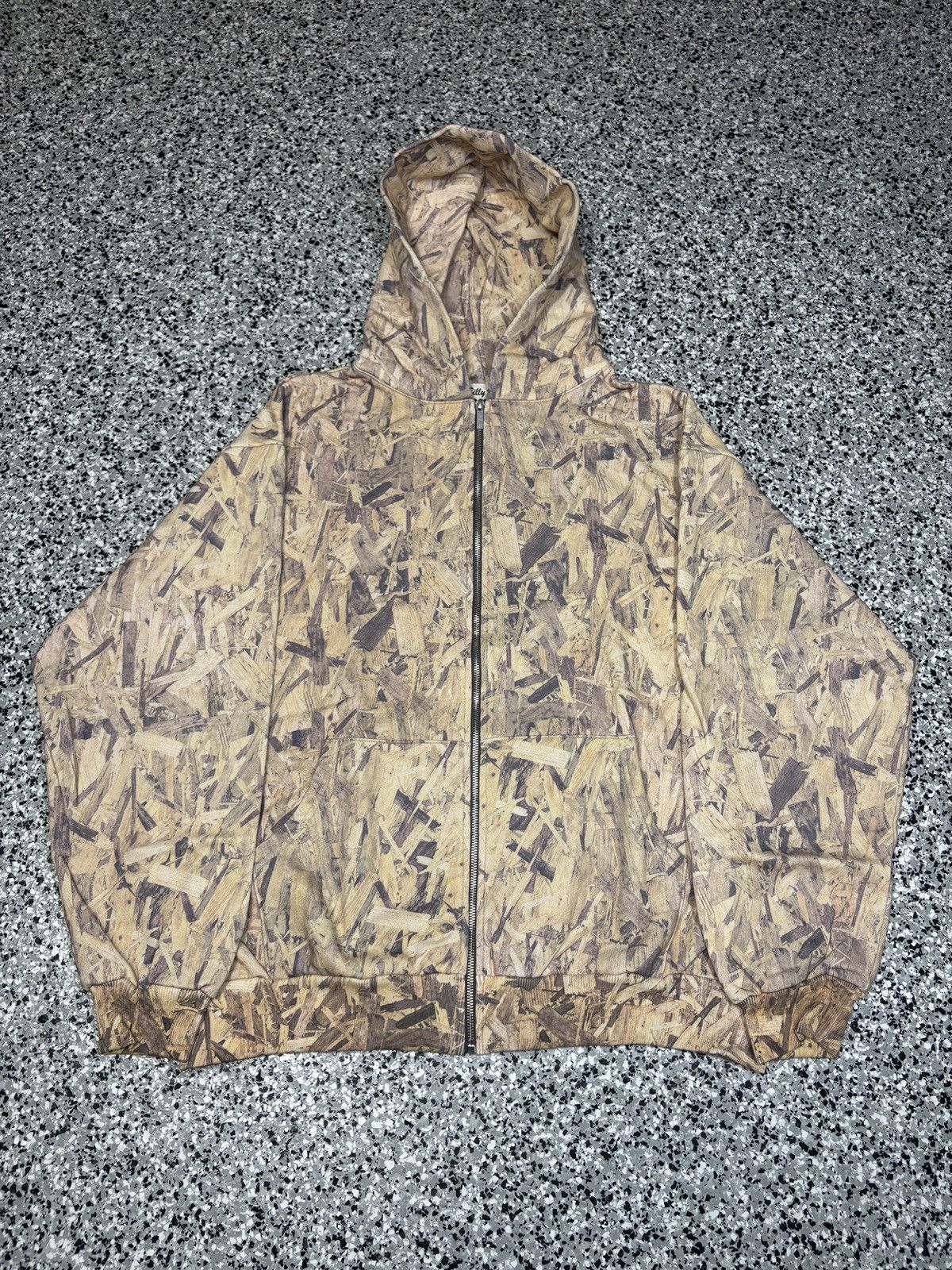 Billy Hill 2023 Billy Hill C.#18 OSB Wood Camo Zip-Up Hoodie Size XL Size US XL / EU 56 / 4 - 1 Thumbnail