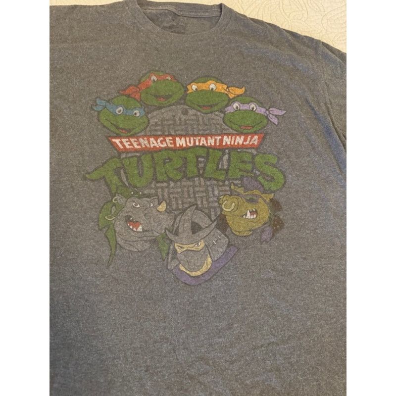 Nickelodeon TMNT Vintage Teenage Mutant Ninja Turtles Men's T Shirt XL Size US XL / EU 56 / 4 - 2 Thumbnail