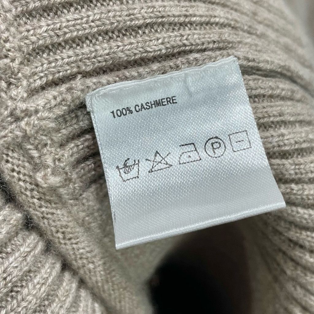Other Ferrante Italy 100% Cashmere Beige Shawl Collar Sweater- M Size M / US 6-8 / IT 42-44 - 6 Thumbnail