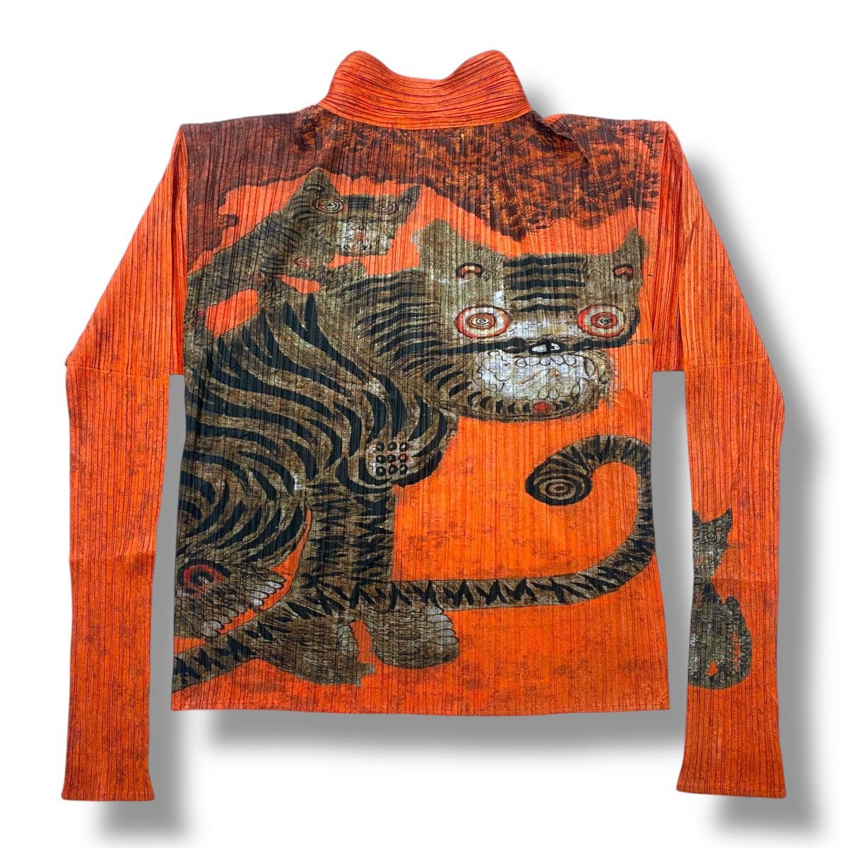 超希少 pleats please 90s tiger cat 民画