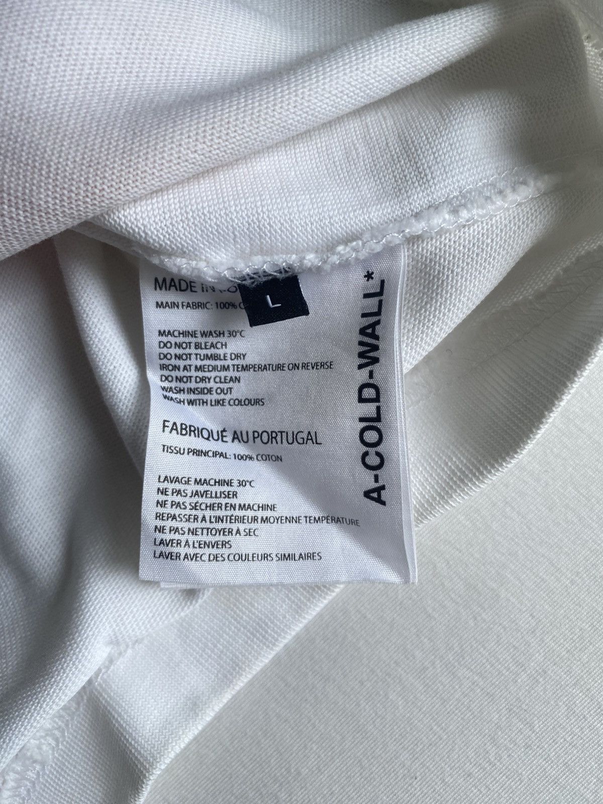 A-COLD-WALL* A-COLD-WALL HYPERGRAPHIC T-SHIRT Size US L / EU 52-54 / 3 - 5 Thumbnail