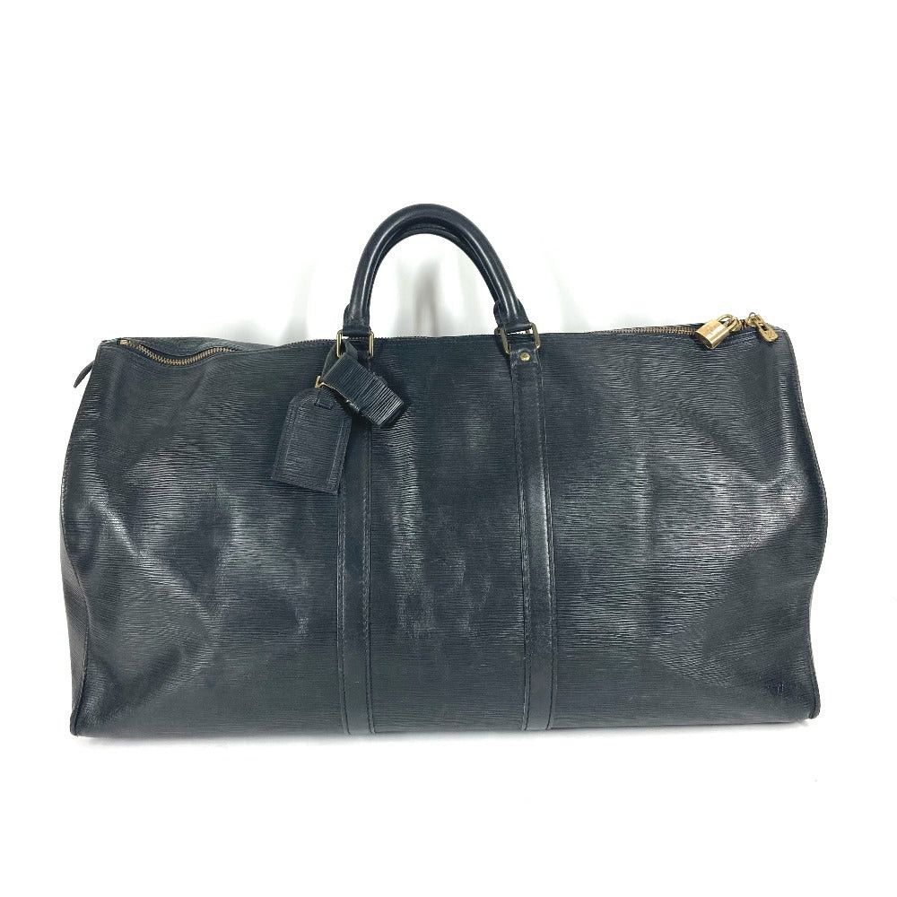 Louis Vuitton Louis Vuitton M42942 Epi Keepall 60 Briefcase Travel Bag Boston Leather Unisex Noir Black Size ONE SIZE - 1 Thumbnail