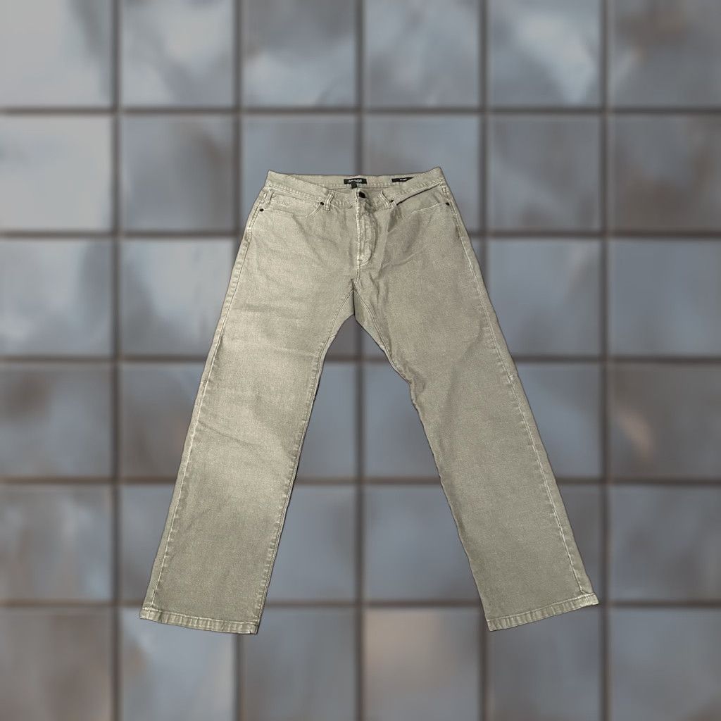 Vintage Proof Huckberry Green Straight Five Pocket Jeans Men's Size 34x29 Size US 34 / EU 50 - 1 Thumbnail