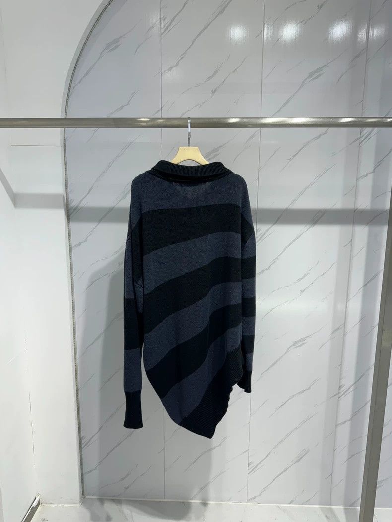 Balenciaga Balenciaga Asymmetric Crown Wheat Ear Sweater Size US M / EU 48-50 / 2 - 2 Thumbnail