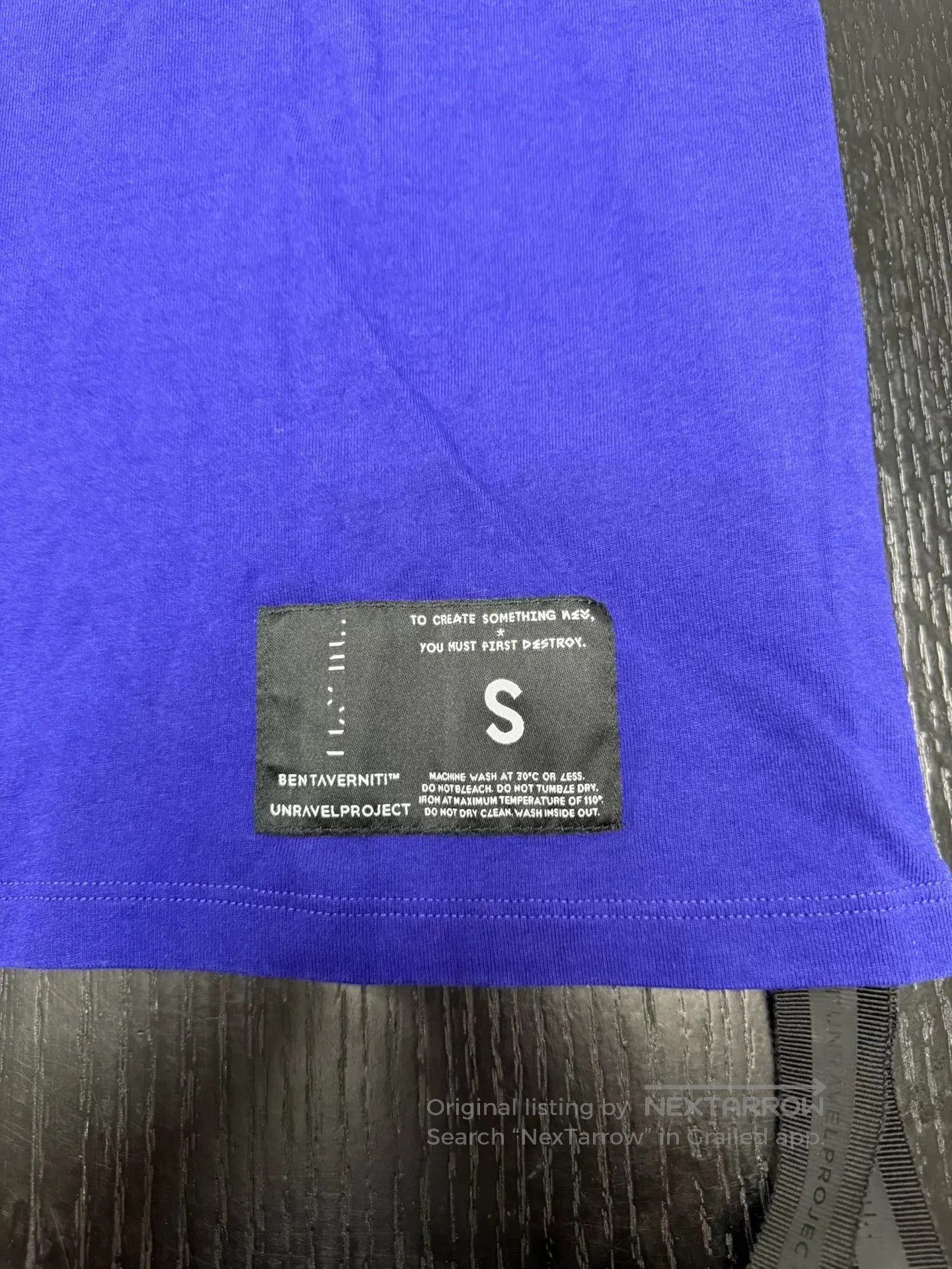 Ben Taverniti Unravel Project UNRAVEL PROJECT Short Sleeve T. Size US S / EU 44-46 / 1 - 9 Thumbnail