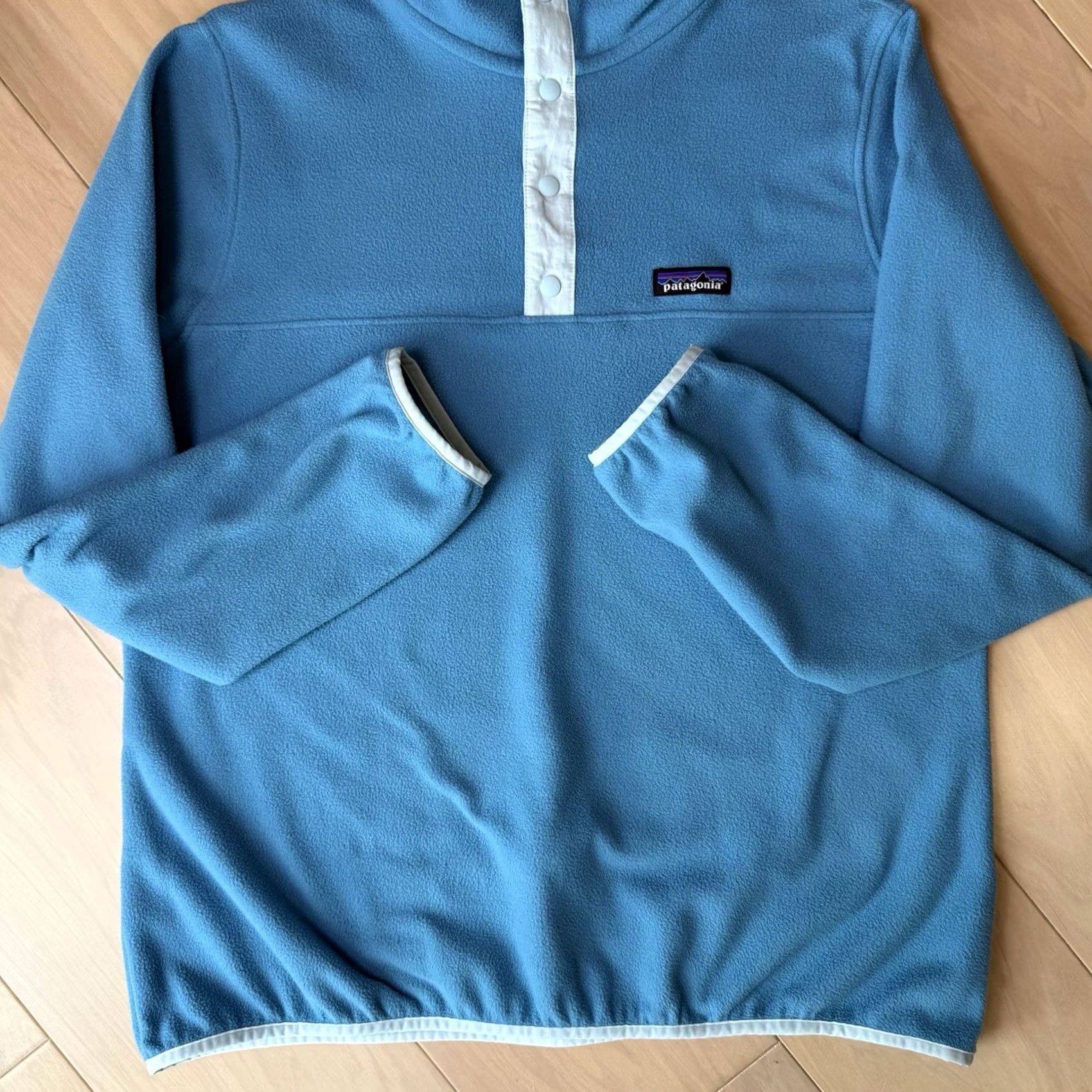 Patagonia Patagonia Jacket Women's XL Blue Fleece Micro D Snap T Pullover Outerwear Size XL / US 12-14 / IT 48-50 - 6 Thumbnail