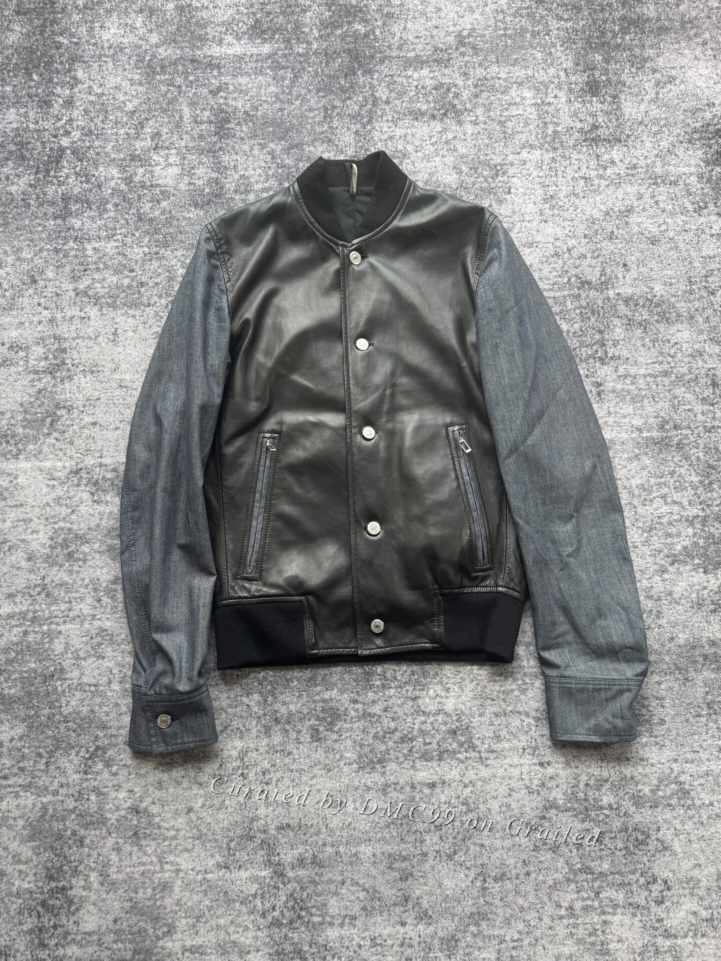 Dior Dior Lambskin Patchwork Denim Sleeve Jacket Size US S / EU 44-46 / 1 - 1 Thumbnail