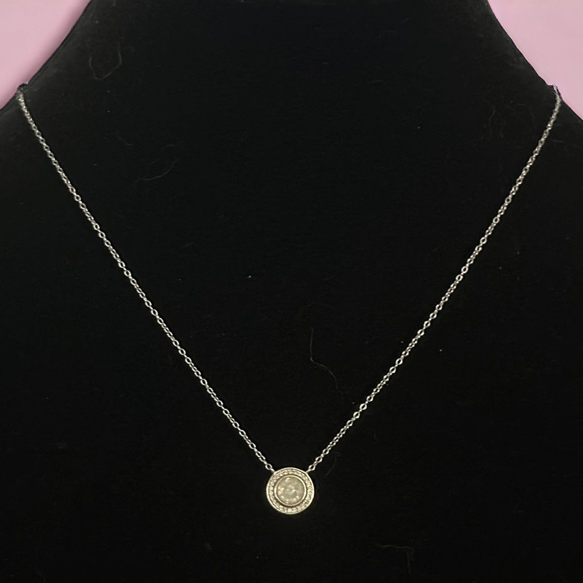 Vintage Vintage 925 silver opal necklace Size ONE SIZE - 1 Thumbnail