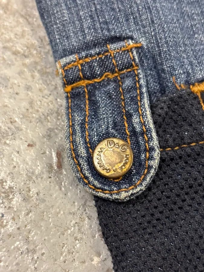Dolce & Gabbana SS2003 Dolce & Gabbana Blue Aviator Full Zip Cargo Jeans Size US 32 / EU 48 - 12 Thumbnail