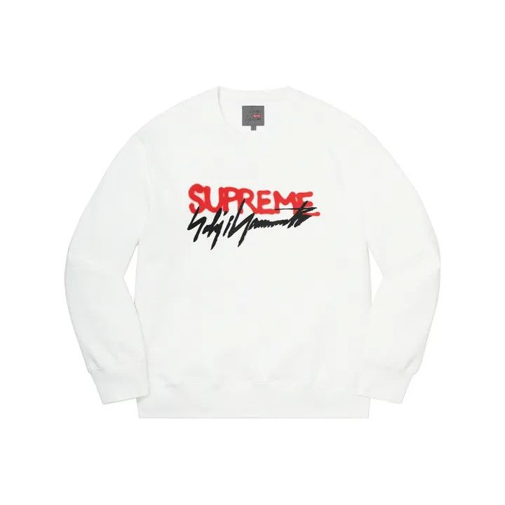Yohji Yamamoto Supreme x Yohji Yamamoto Signature Logo Sweatshirt 0079 Size US S / EU 44-46 / 1 - 1 Thumbnail