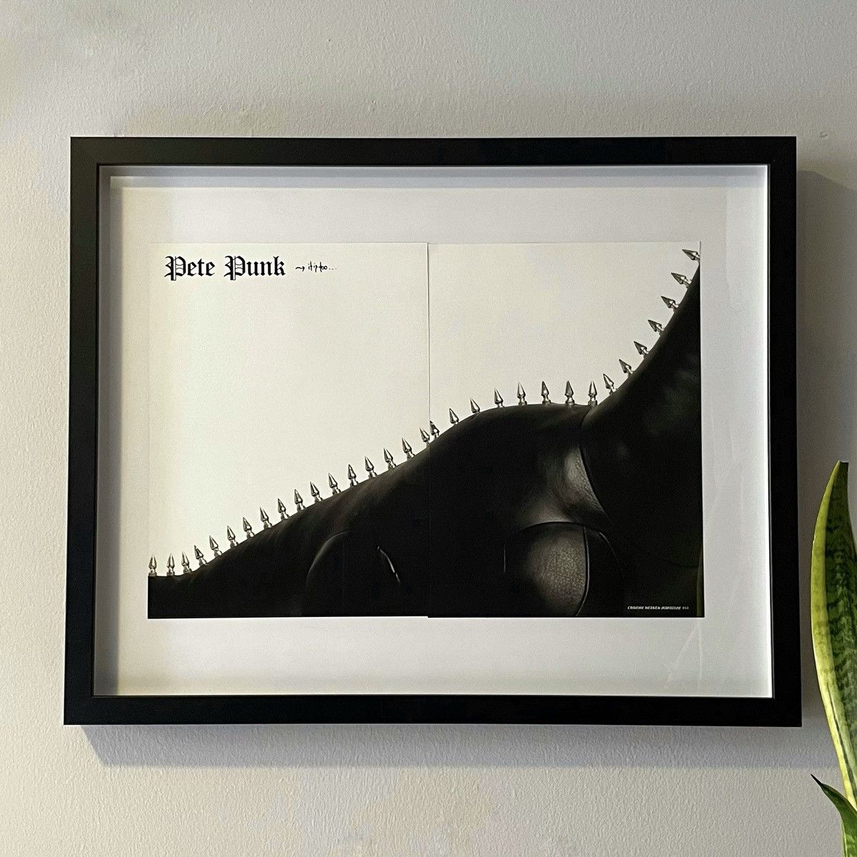 Chrome Hearts Chrome Hearts Silver + Leather Dinosaur Poster Size ONE SIZE - 2 Thumbnail