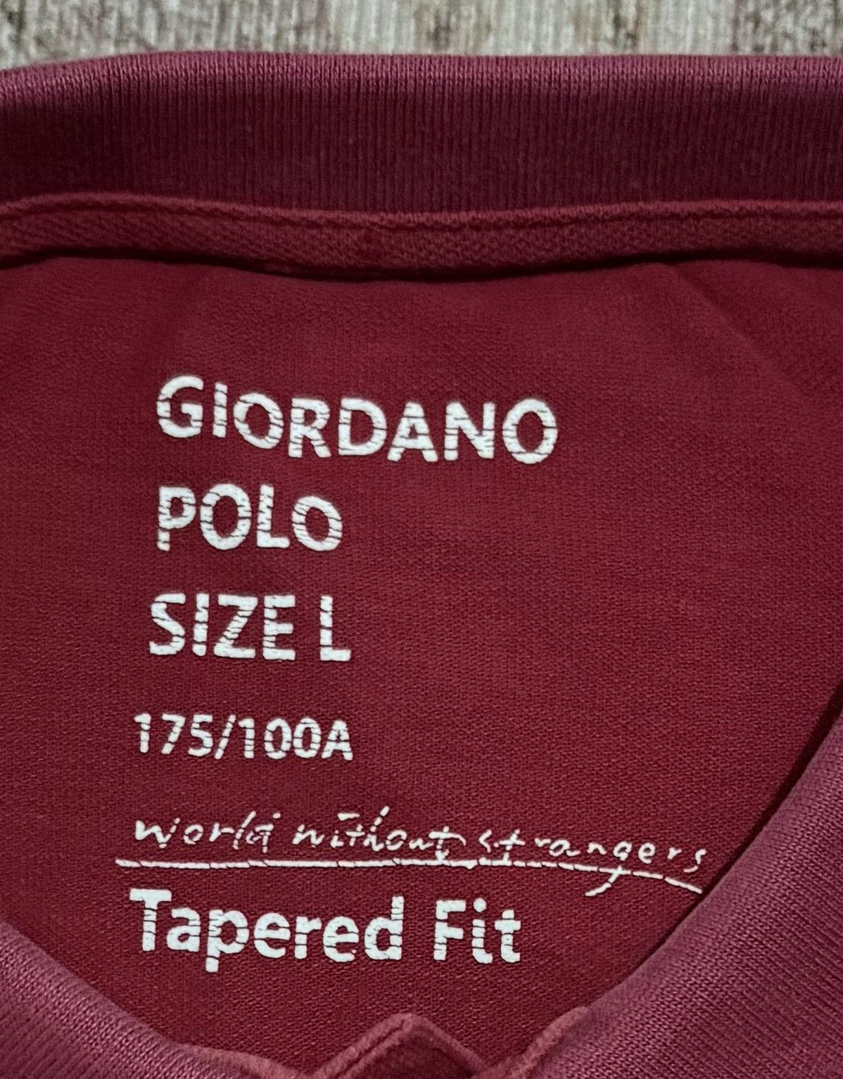 Designer × Giordano GIORDANO Big Logo Faded Color Polo Tee Size US L / EU 52-54 / 3 - 7 Thumbnail