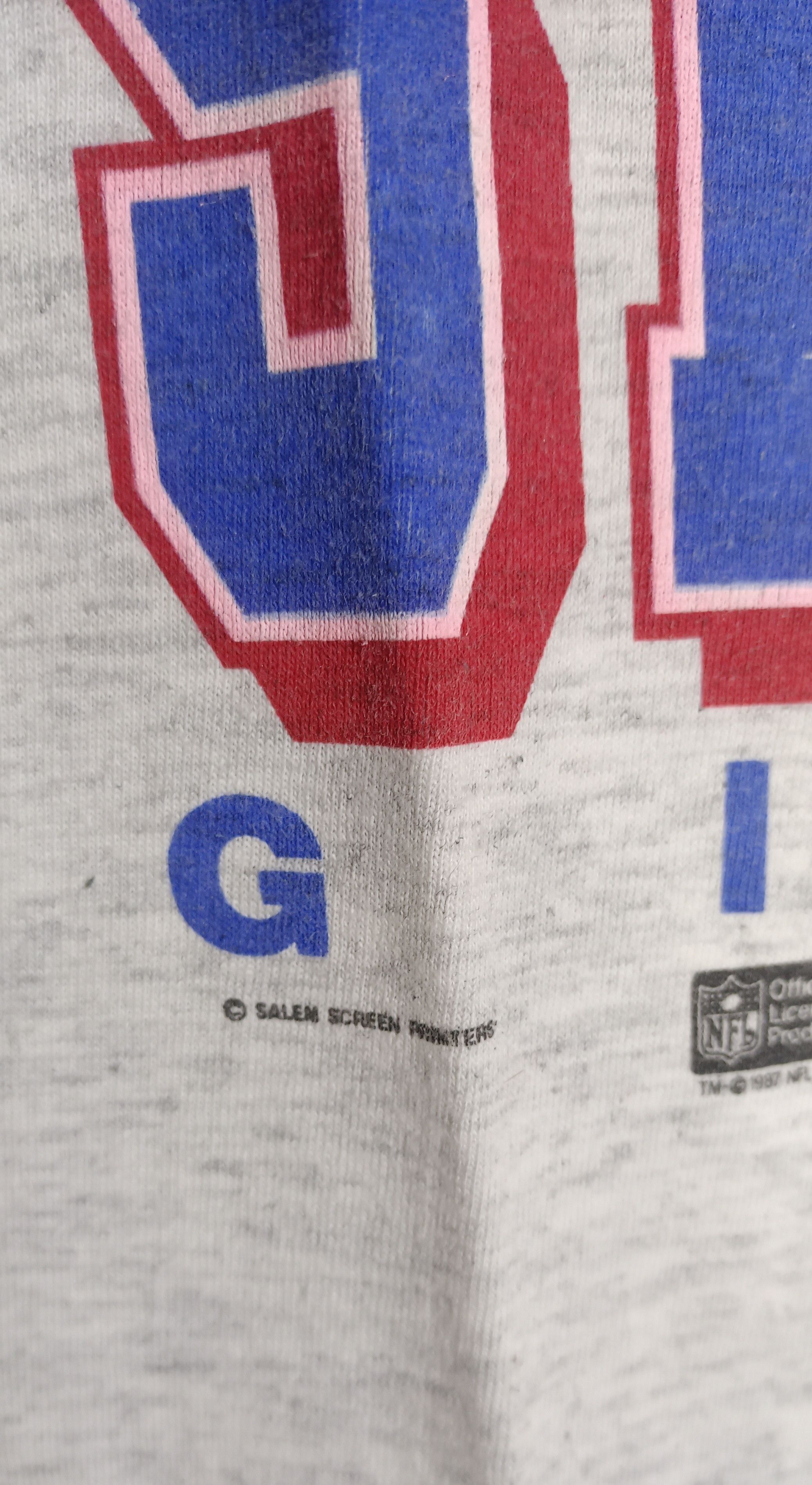 NFL × Salem Sportswear × Vintage Vintage 80s🔥 NFL Phil Simms Giants Salem Sportwear Size US M / EU 48-50 / 2 - 7 Thumbnail