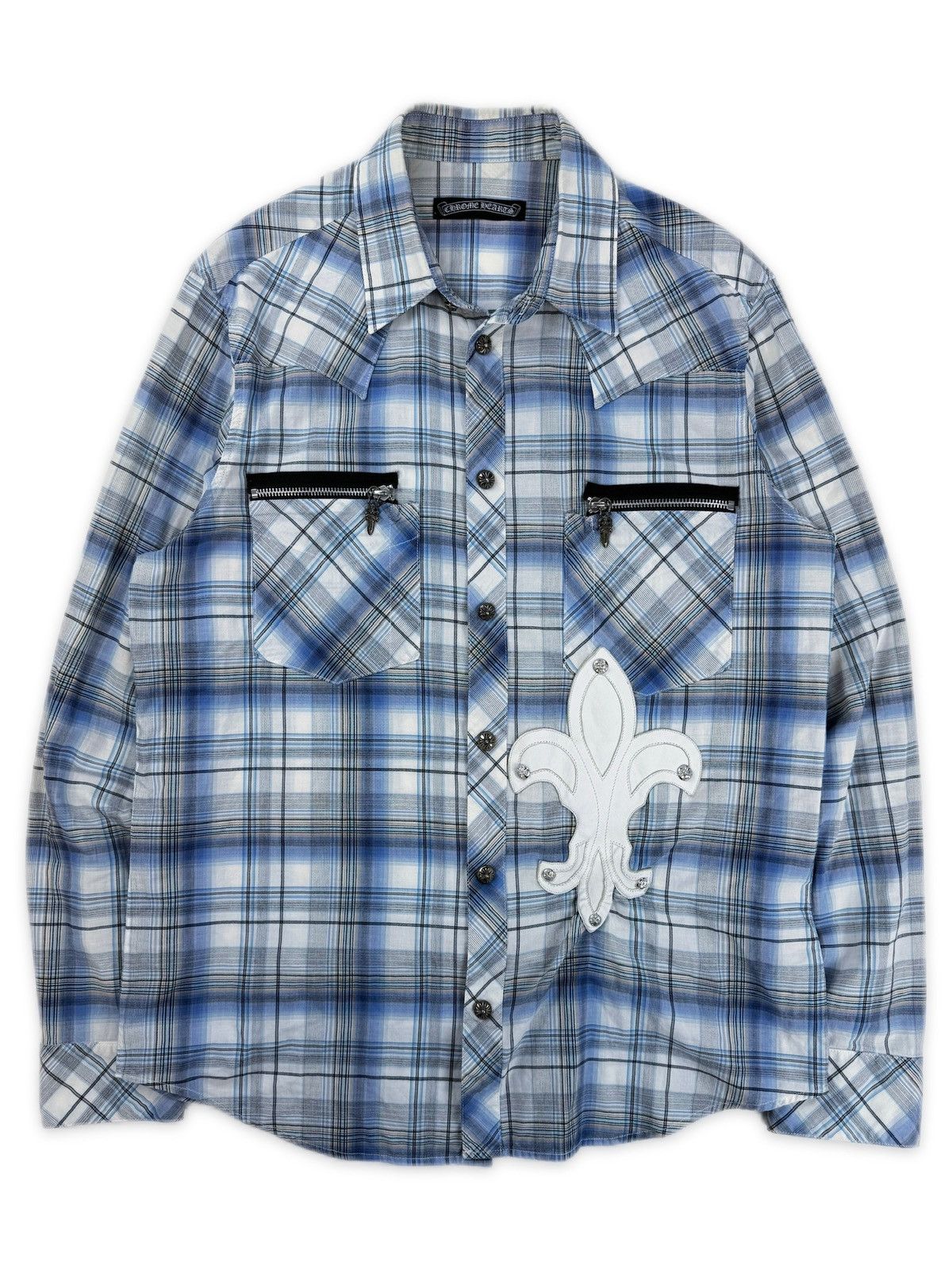 Chrome Hearts Chrome Hearts Fleur Button Shirt | Grailed
