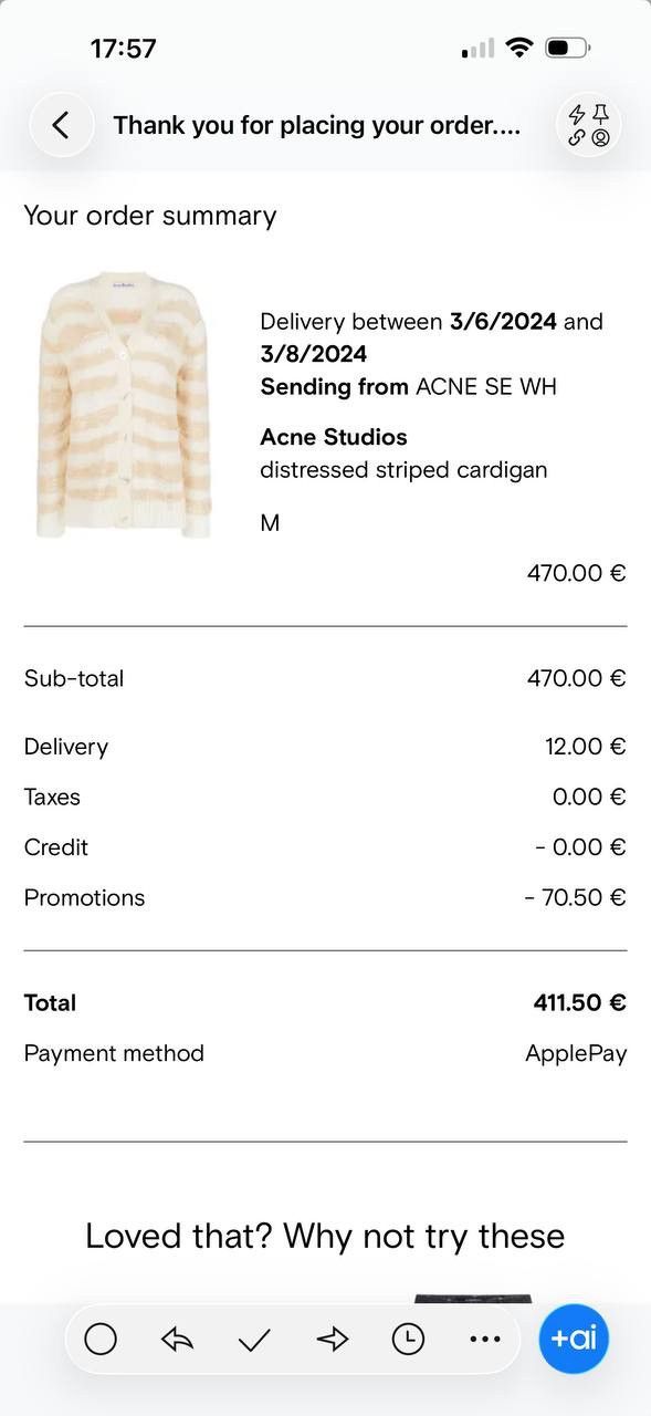 Acne Studios Acne Studios distressed stripped cardigan Size M / US 6-8 / IT 42-44 - 9 Thumbnail