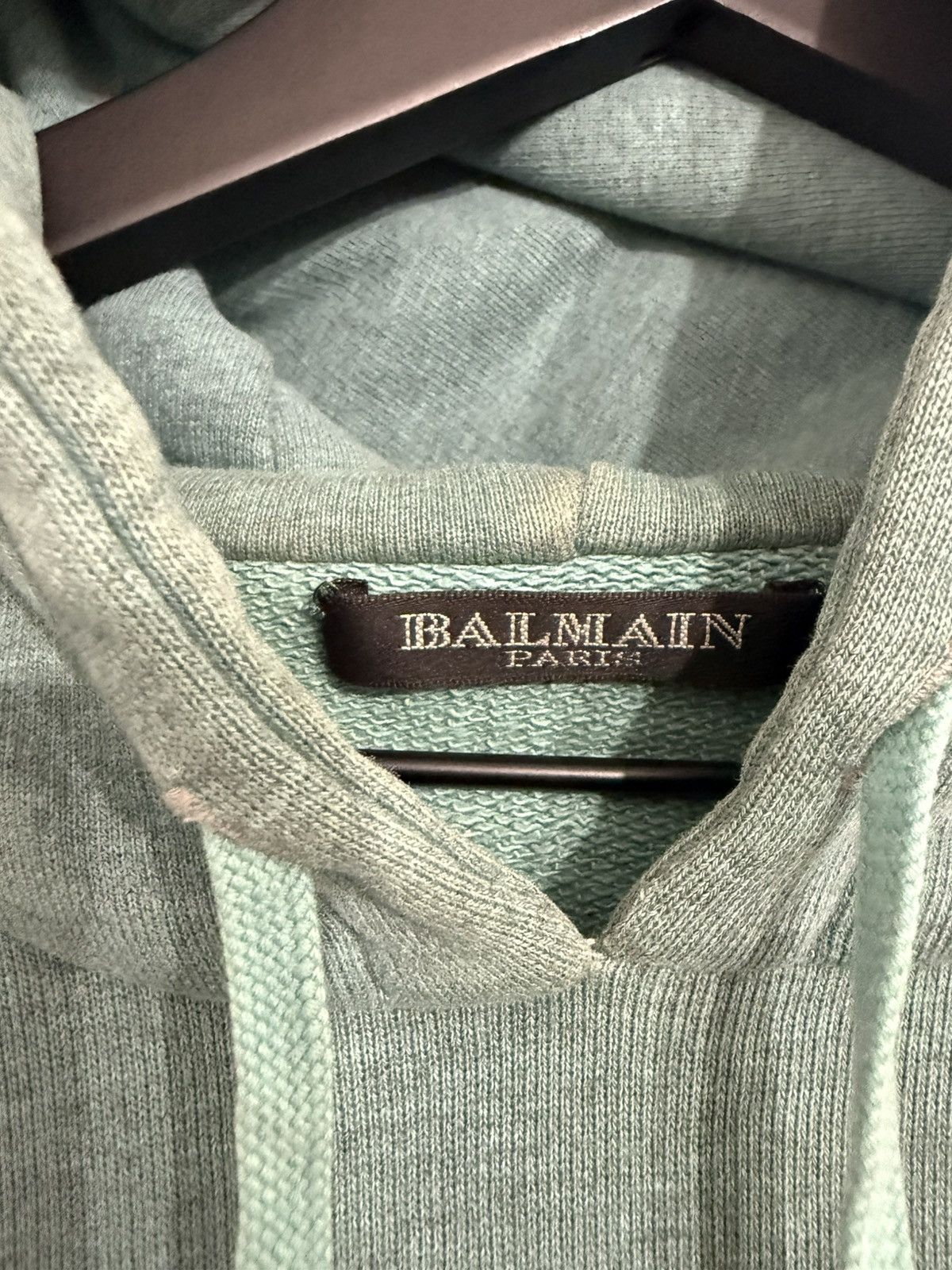 Balmain Decarnin Turquoise Hoody *Rare* Size US L / EU 52-54 / 3 - 4 Thumbnail