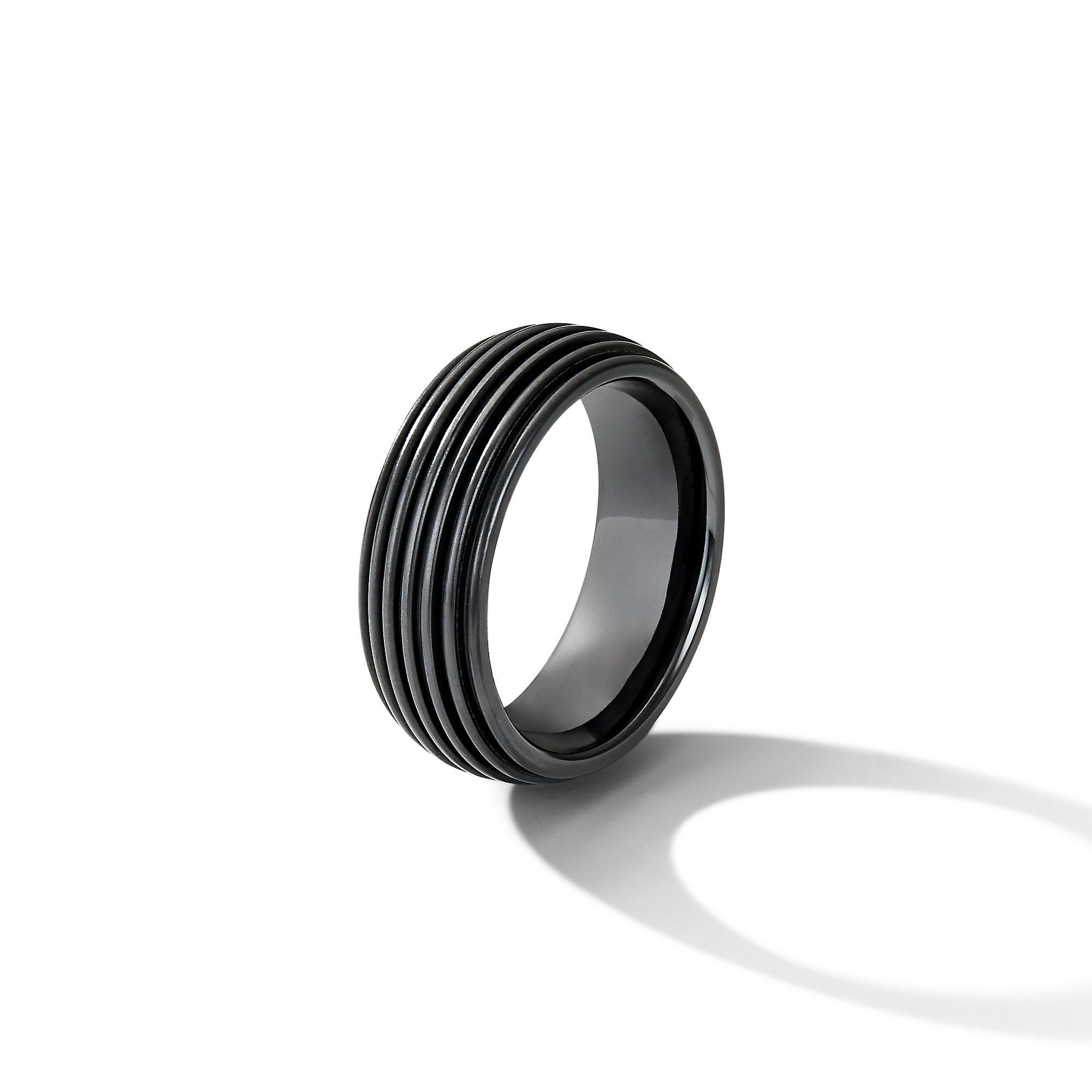 David Yurman o1w1db10526 R05727M/Size 9/ Royal Cord Band Ring in Black Size ONE SIZE - 3 Thumbnail