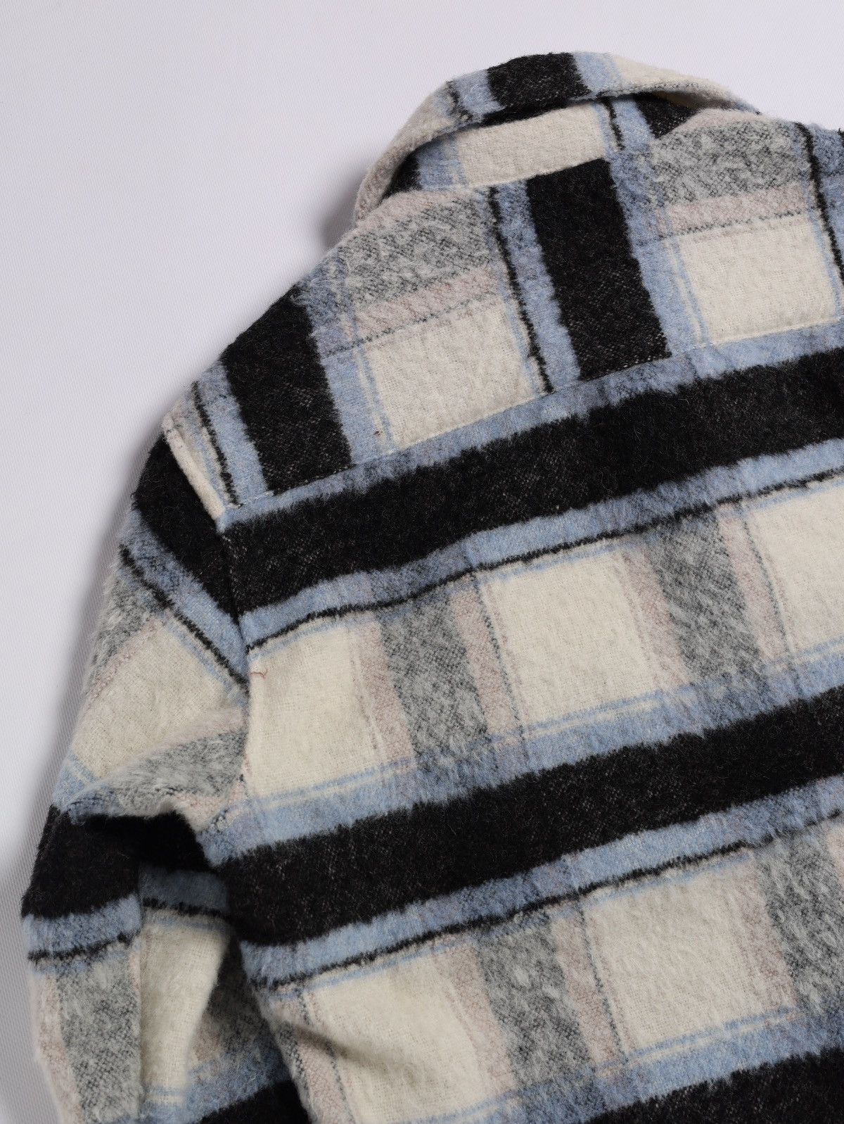 Allsaints Allsaints Rayado Ecru Flannel Plaid Check Overshirt Jacket Size US M / EU 48-50 / 2 - 14 Thumbnail