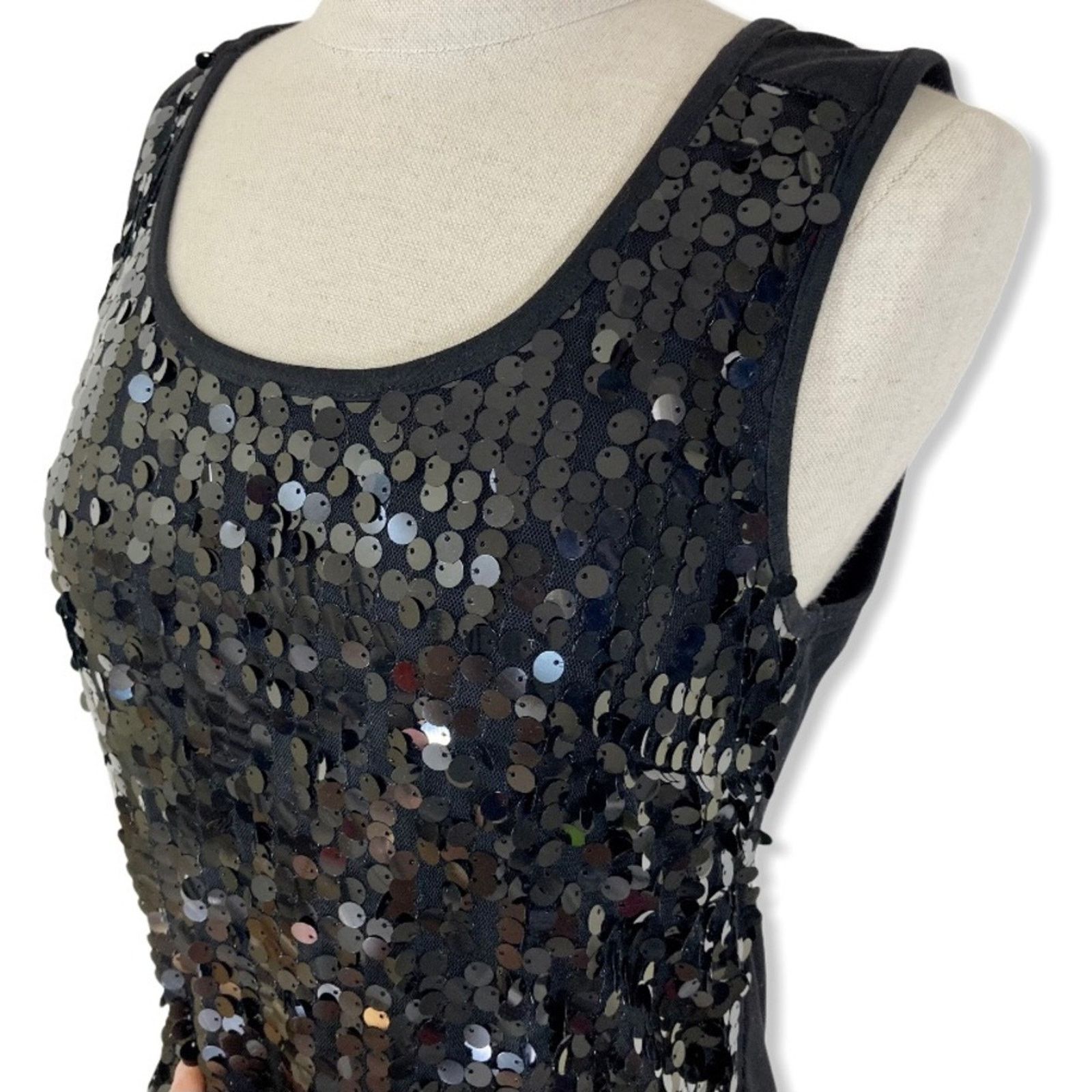 Other Black sequin mini dress Romeo & Juliet medium cocktail dress Size M / US 6-8 / IT 42-44 - 2 Thumbnail
