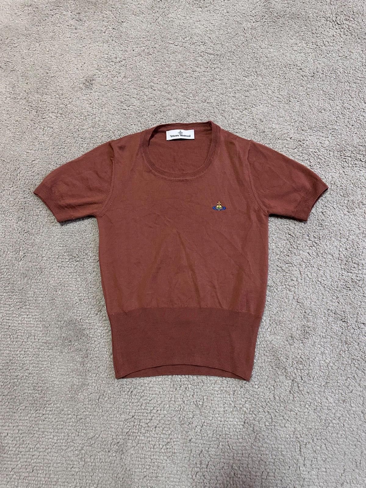 Vivienne Westwood VIVIENNE WESTWOOD Ormbreeding Short-Sleeved Knitwear Sz M Size M / US 6-8 / IT 42-44 - 1 Thumbnail