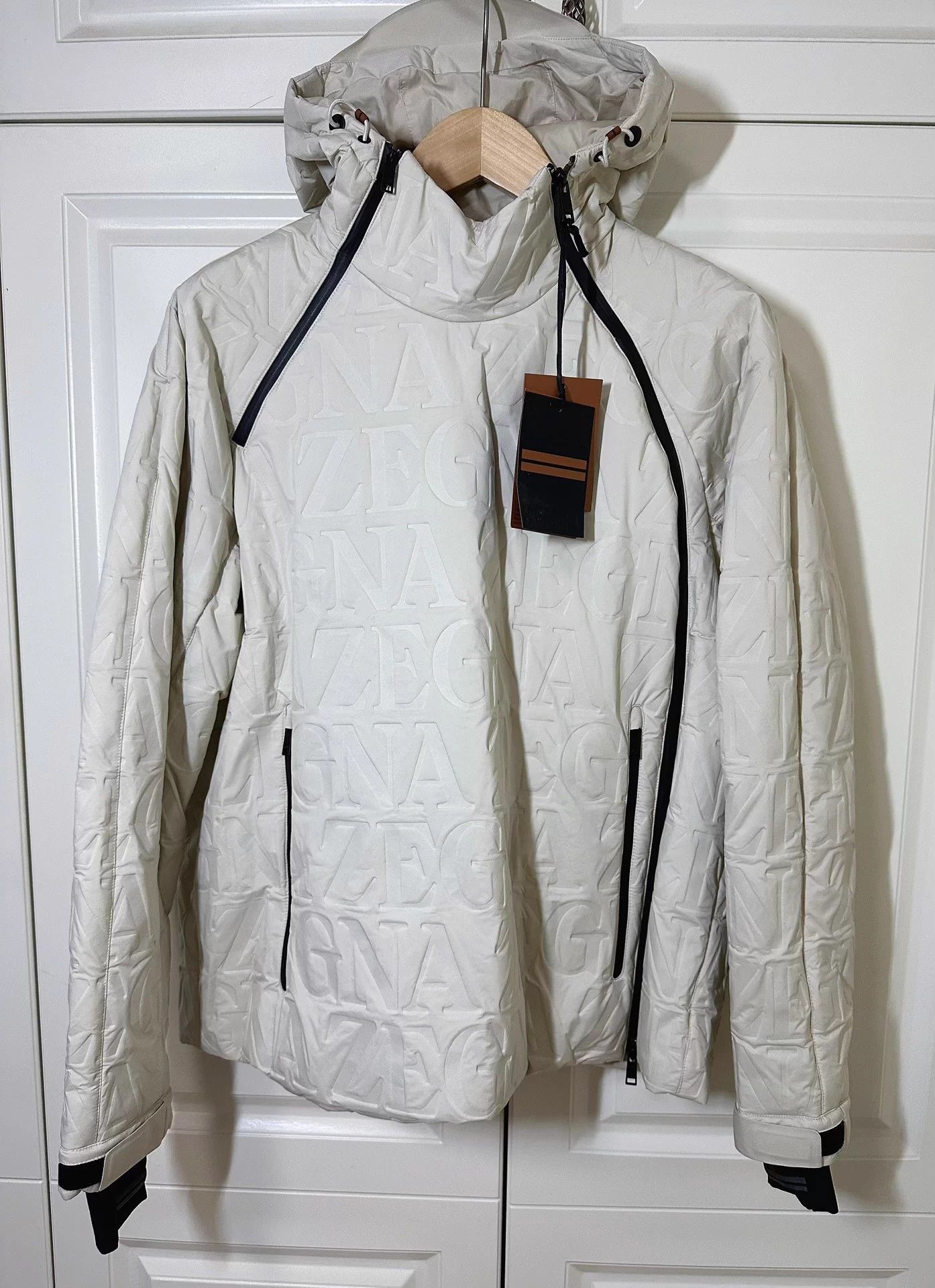 Ermenegildo Zegna Zegna Big Logo Outdoor Ski Jacket Padded L Size US L / EU 52-54 / 3 - 1 Thumbnail