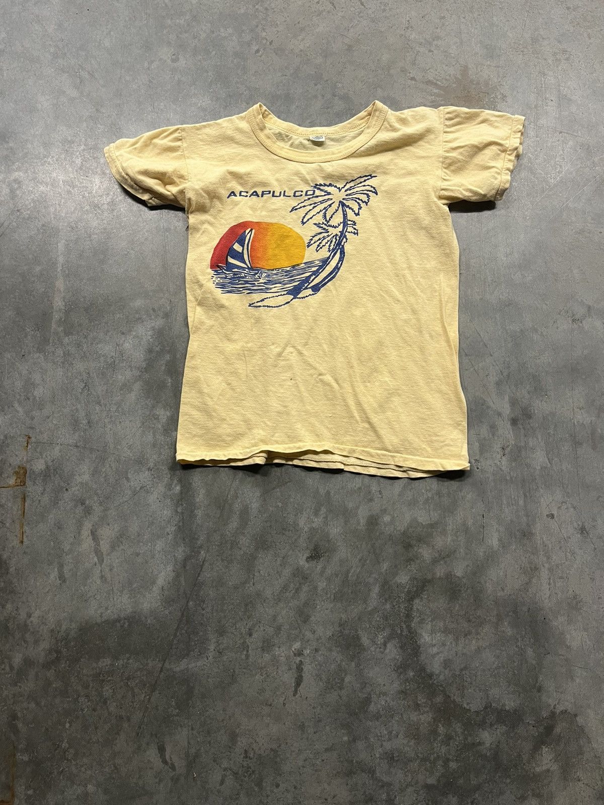 Vintage 60s Acapulco Sail Boat “DIANA” T Shirt